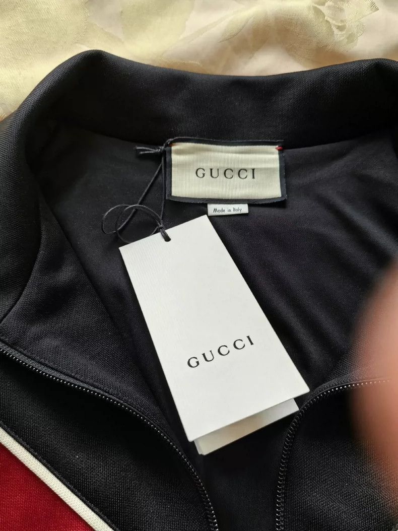 Gucci Gucci Red and Black Jacket with Embroidery-2506 Size US M / EU 48-50 / 2 - 5 Thumbnail
