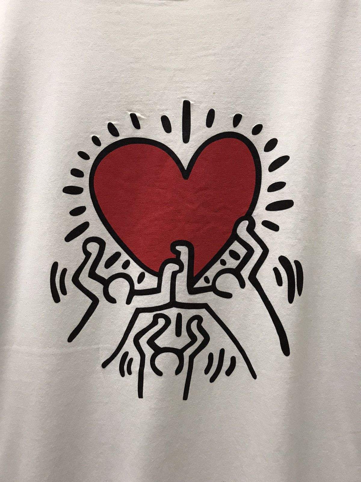 Japanese Brand Y2K Uniform Experiment x Keith Haring Fragment Graphic Tees Size US M / EU 48-50 / 2 - 3 Thumbnail