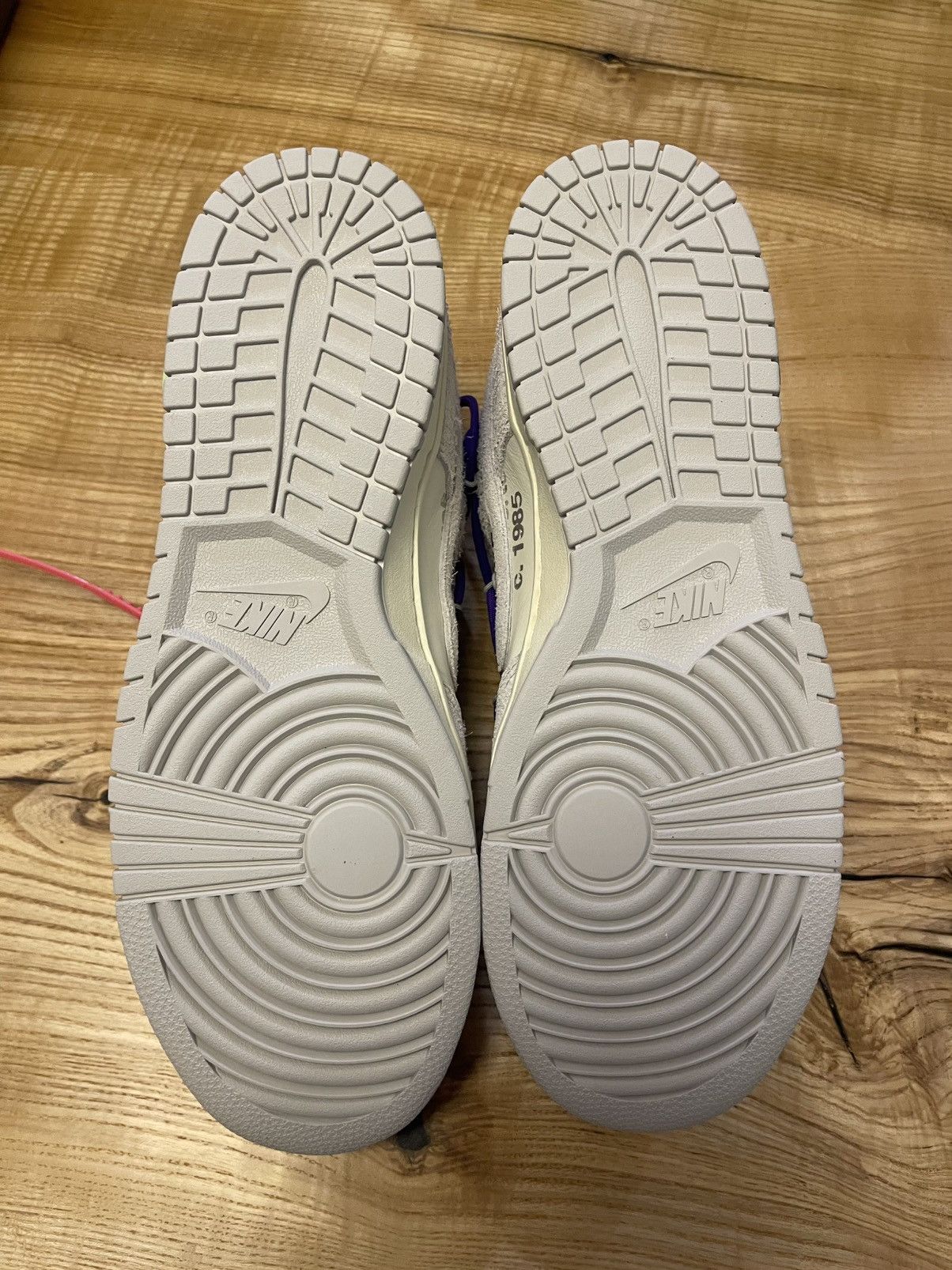 Nike × Off-White Off-White Dunk Low Nike lot 15/50 size 10.5 Size US 10.5 / EU 43-44 - 5 Thumbnail