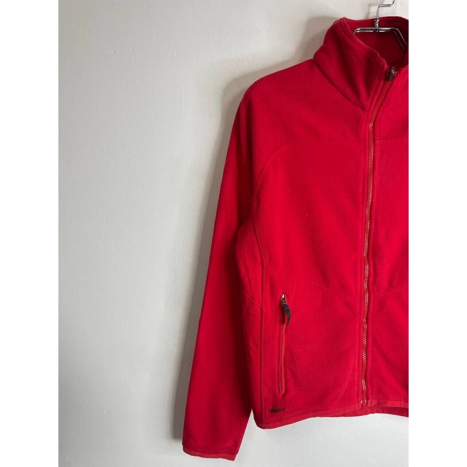 Nike × Vintage Vintage Nike ACG Red Fleece Jacket Outdoor Hiking Size US S / EU 44-46 / 1 - 2 Thumbnail