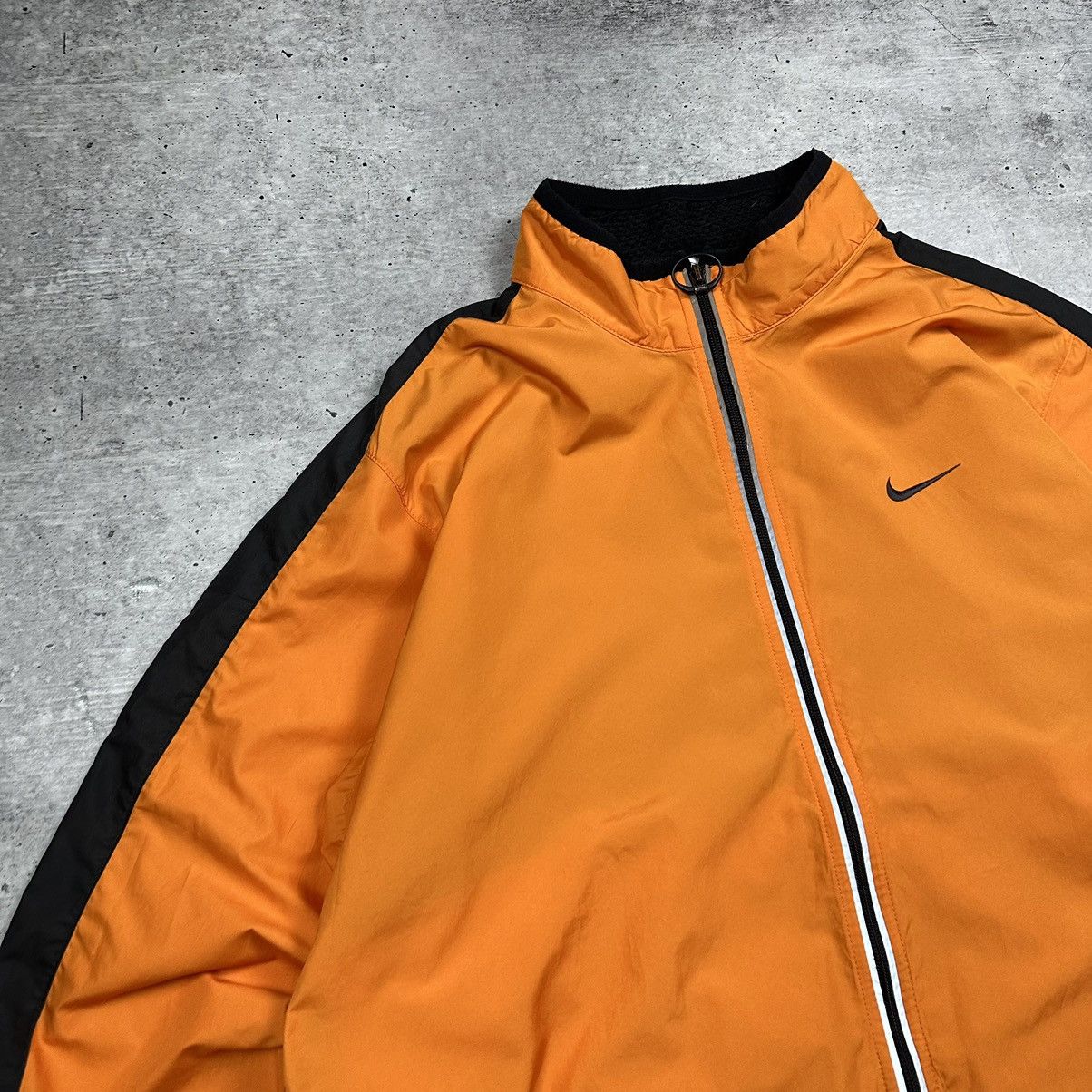 Nike Vintage 90s Nike Zipper Track Jacket Swoosh Logo Clima Fit Size US XL / EU 56 / 4 - 2 Thumbnail
