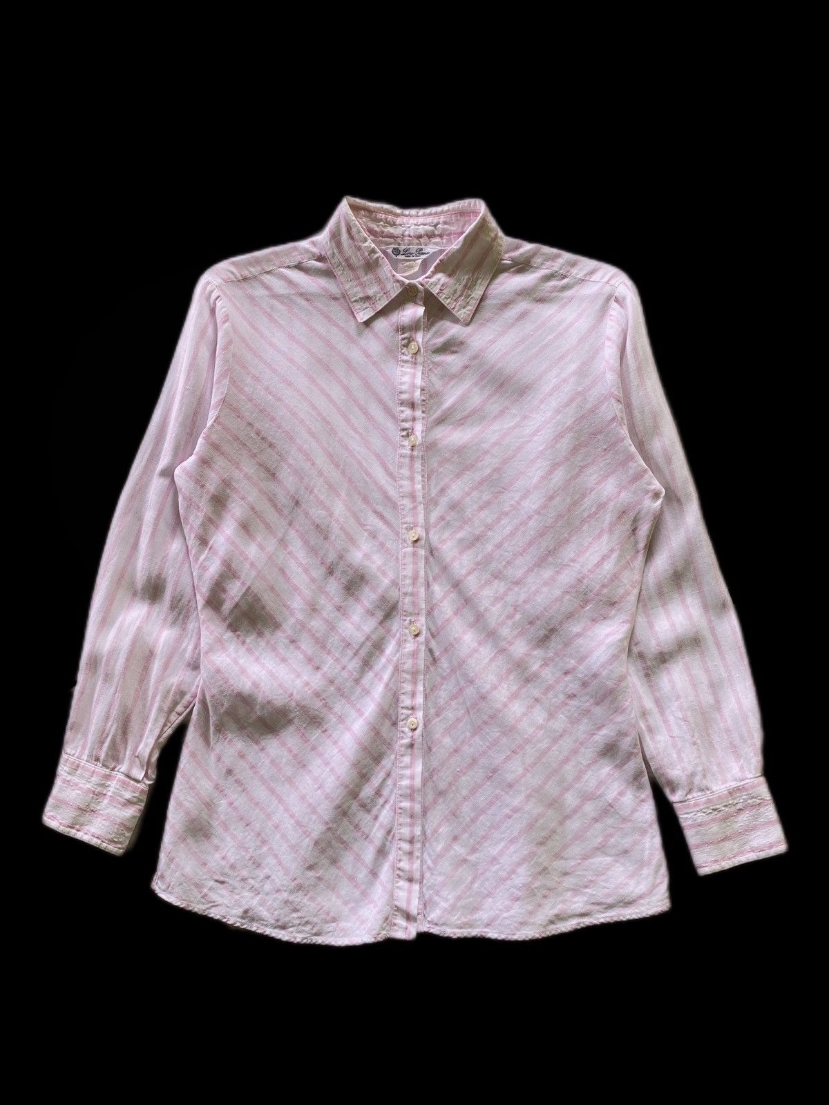 Vintage Loro Piana Diagonal Stripes Shirt