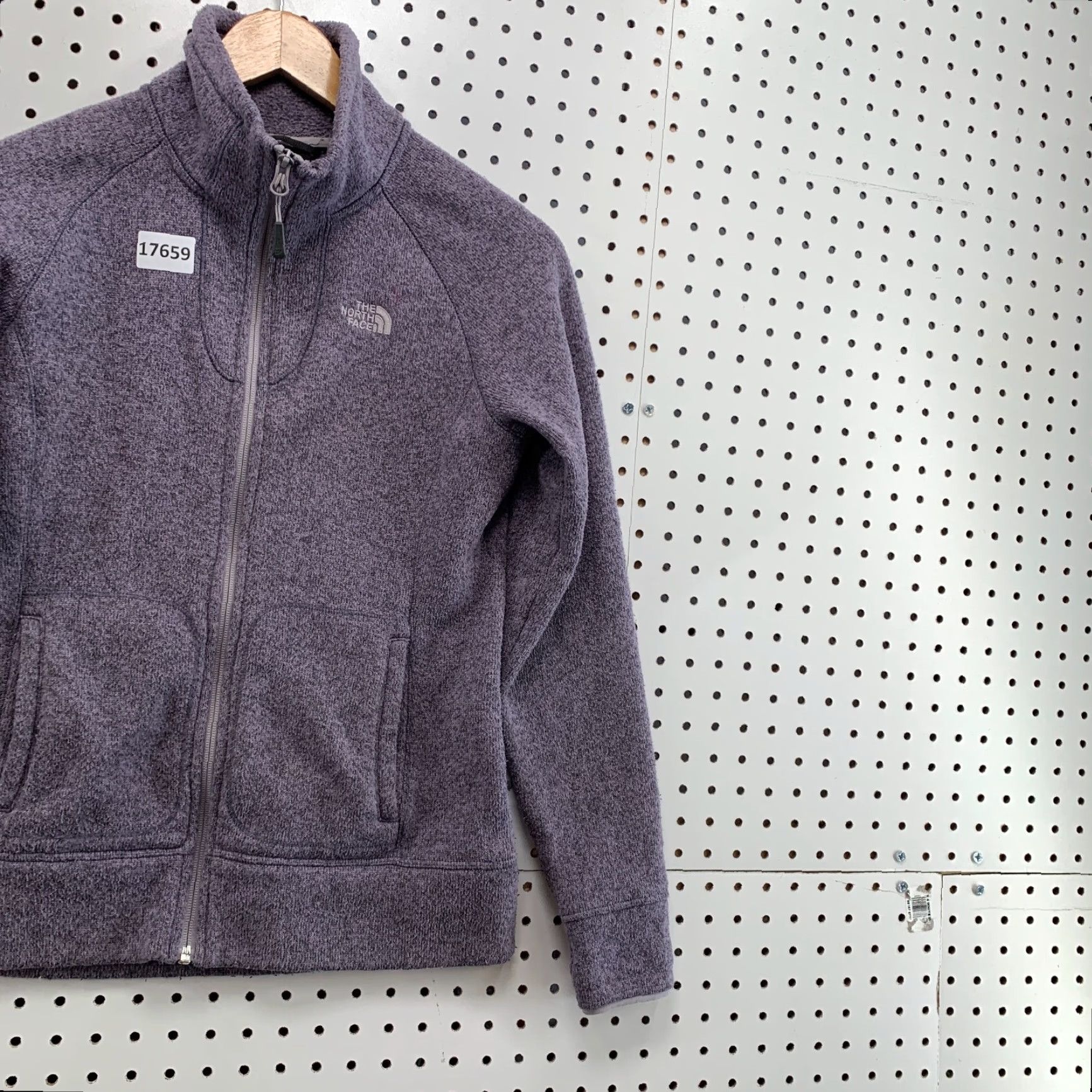 The North Face The North Face Fleece Jacket Womens XS Purple Full Zip (Lavender) Size XS / US 0-2 / IT 36-38 - 6 Thumbnail