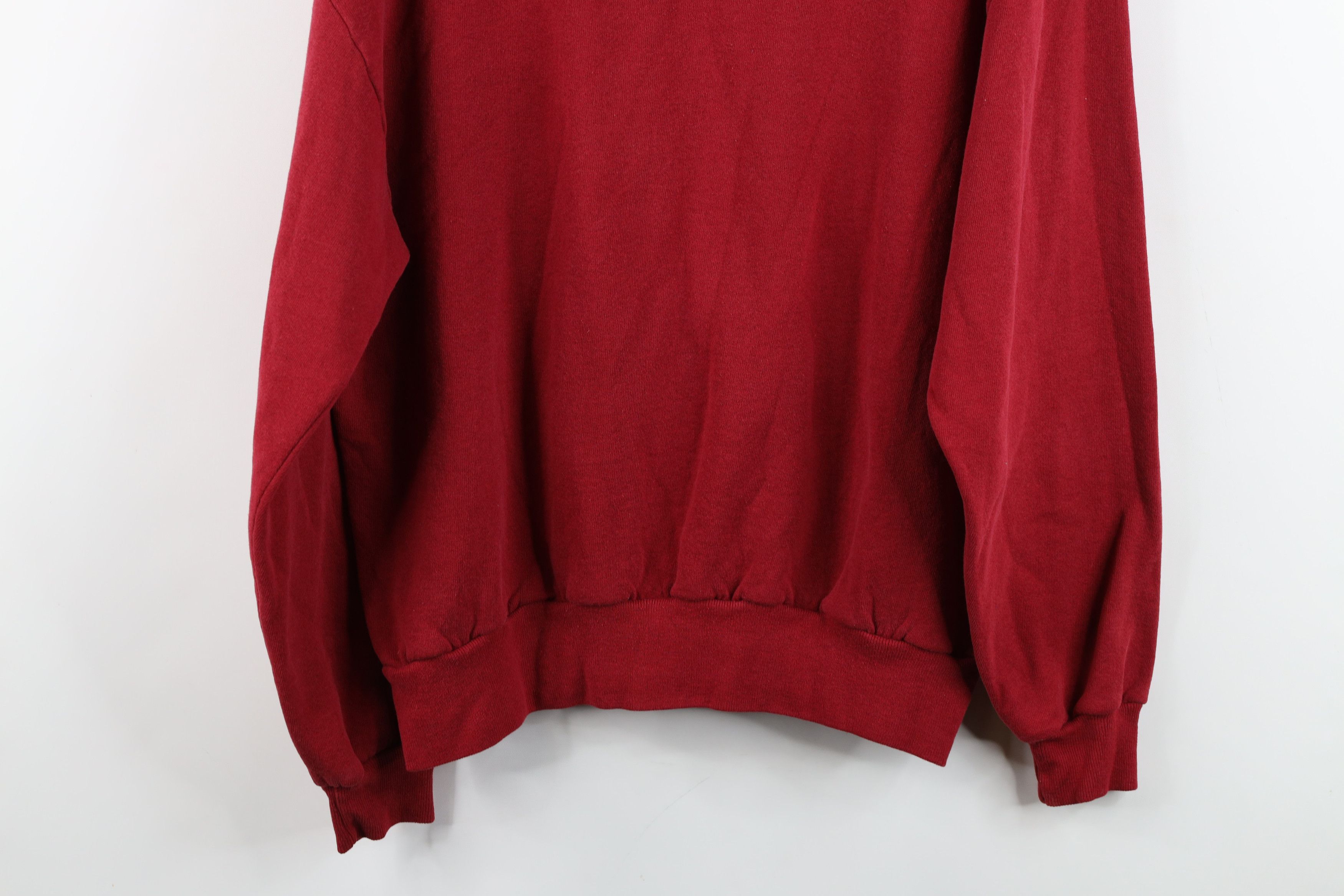 Vintage Vintage 90s Streetwear Heart Turtleneck Sweatshirt USA Size L / US 10 / IT 46 - 13 Thumbnail