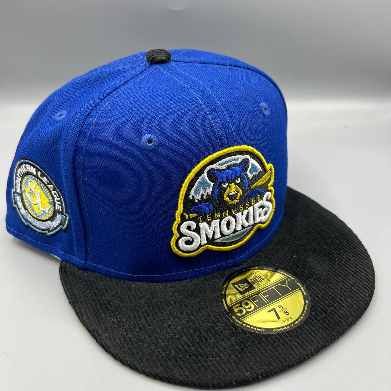 New Era Tennessee Smokies Hat Men 7 5/8 Corduroy MiLB Fitted Cap Size ONE SIZE - 1 Thumbnail