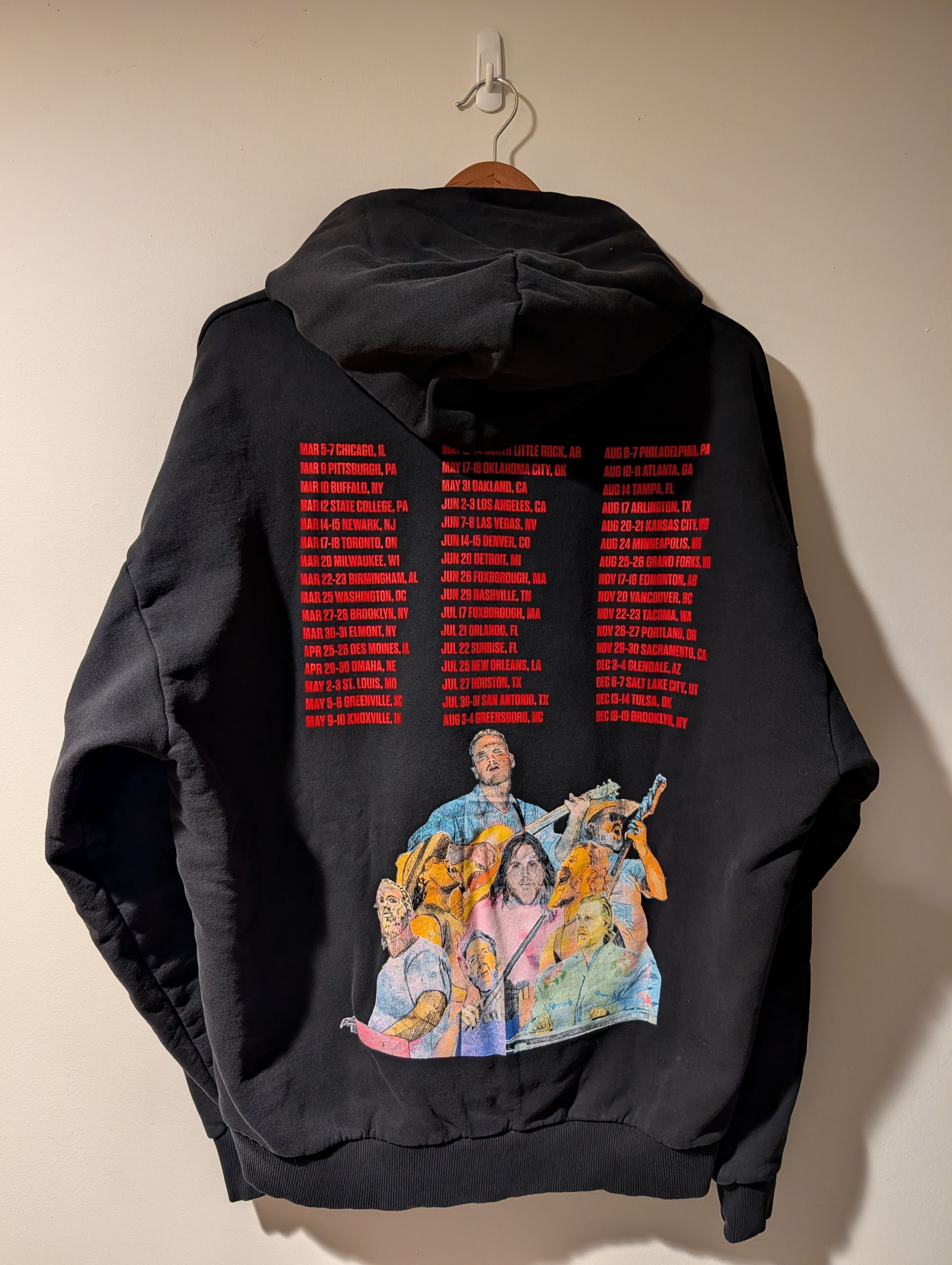 Official Zach Bryan The Quittin' Time Tour 24 Hoodie