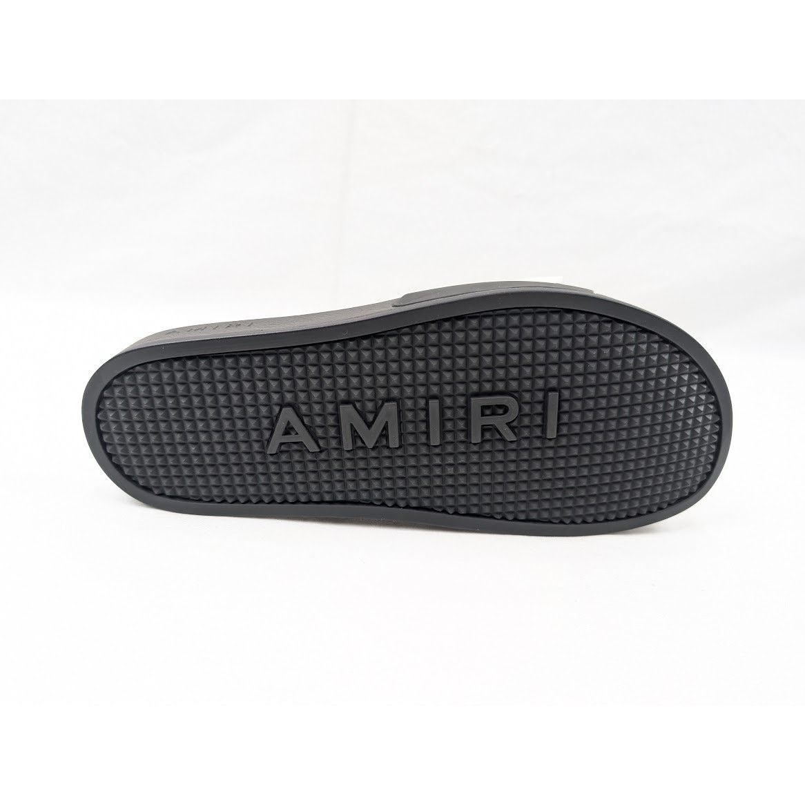 Amiri o1rshd1 Logo Pool Slide Slipper in Black/White Size US 7 / EU 40 - 9 Thumbnail
