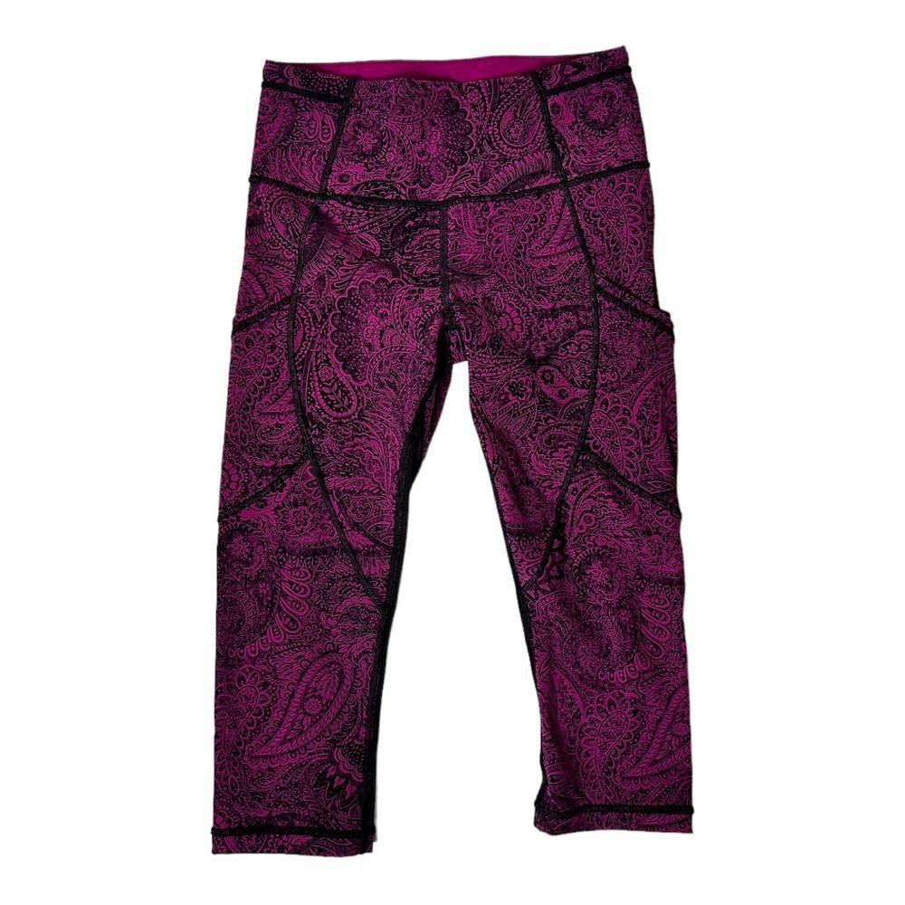 Lululemon lululemon athletica l Outrun Crop Leggings Size 4 Size 27" / US 4 / IT 40 - 3 Thumbnail