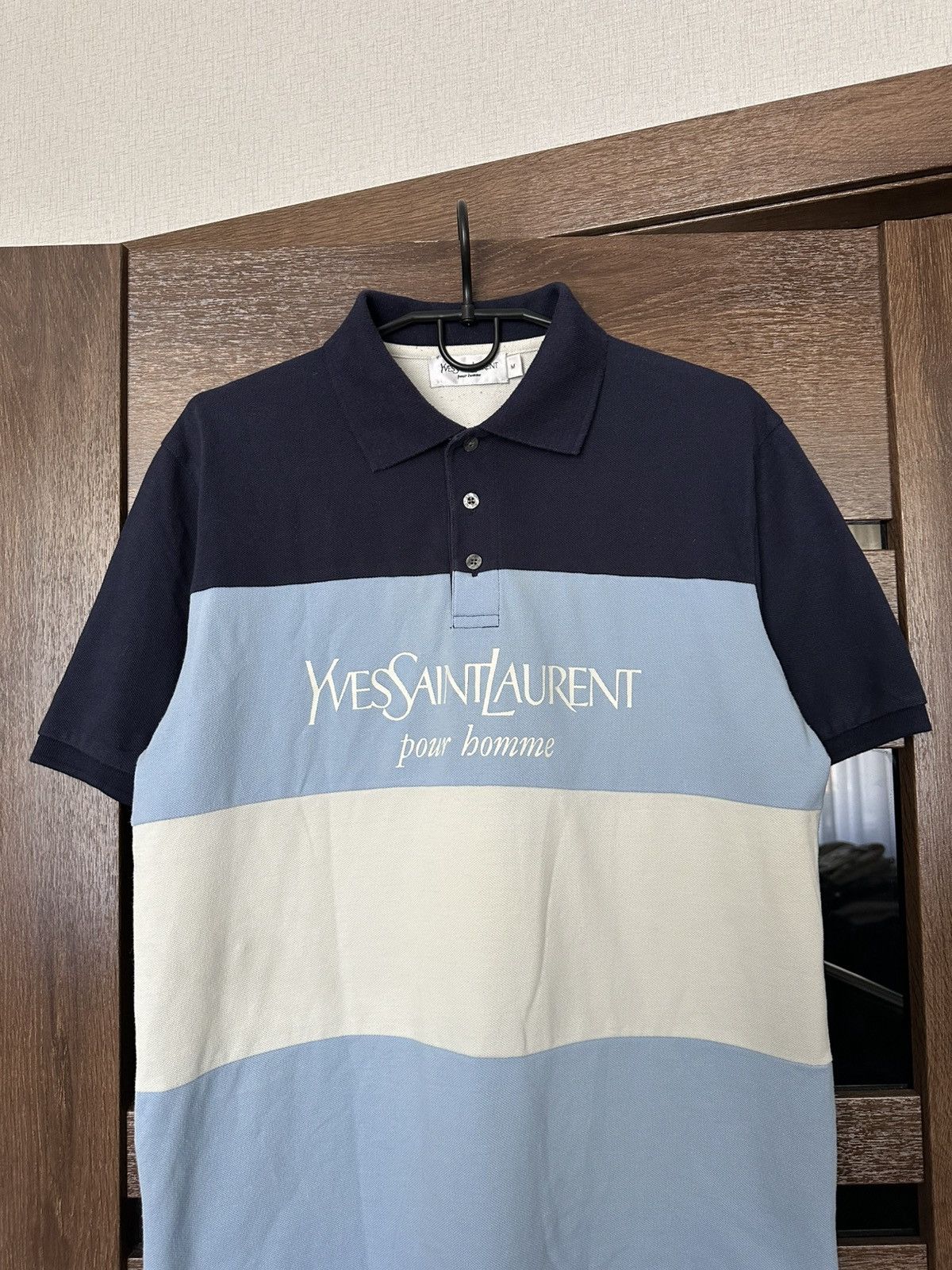 Yves Saint Laurent Yves Saint Laurent YSL Vintage Polo T-Shirt Big Logo Size US M / EU 48-50 / 2 - 5 Thumbnail