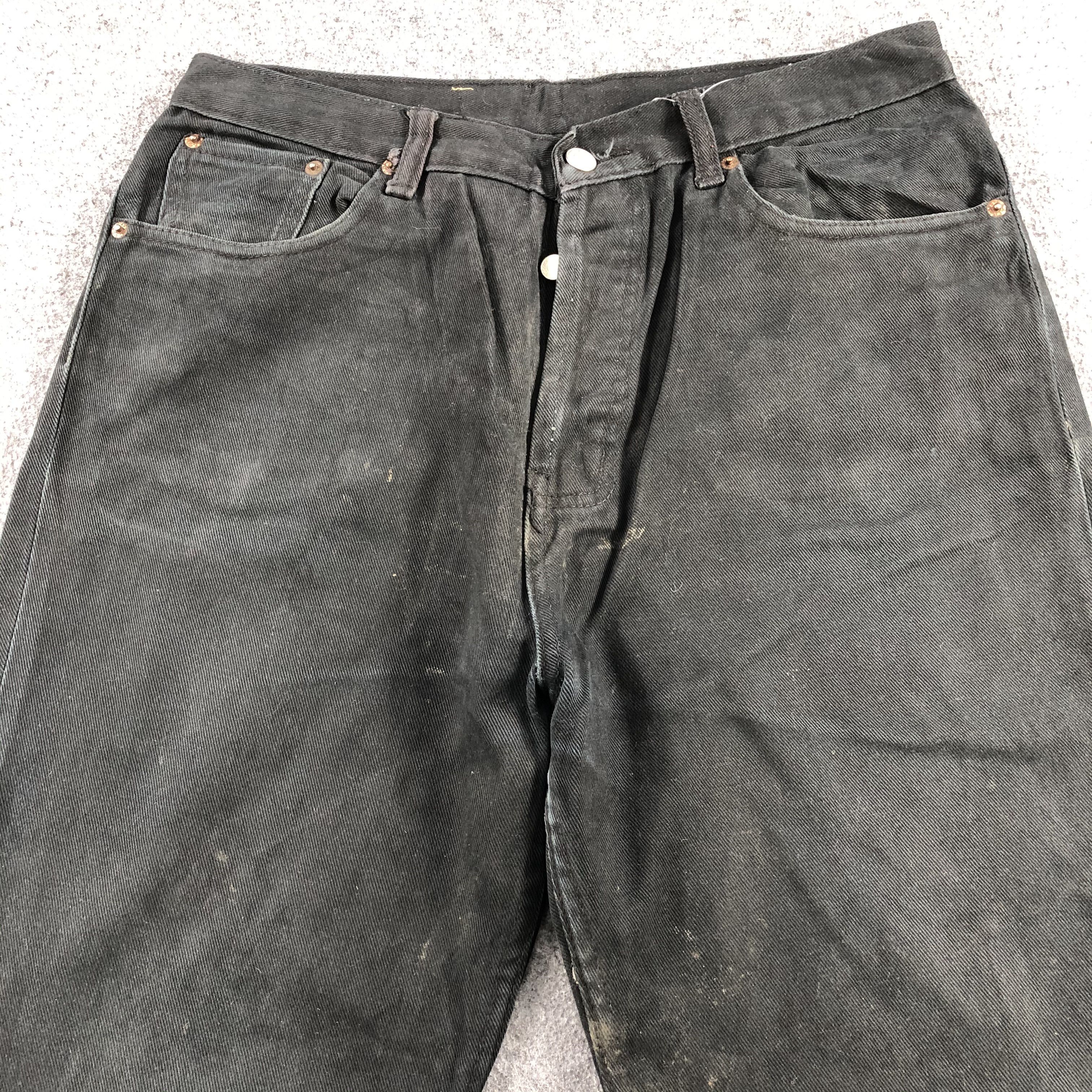 Levi's 90s Vintage Distress Levis 501 Jeans-J1457 Size US 32 / EU 48 - 3 Thumbnail