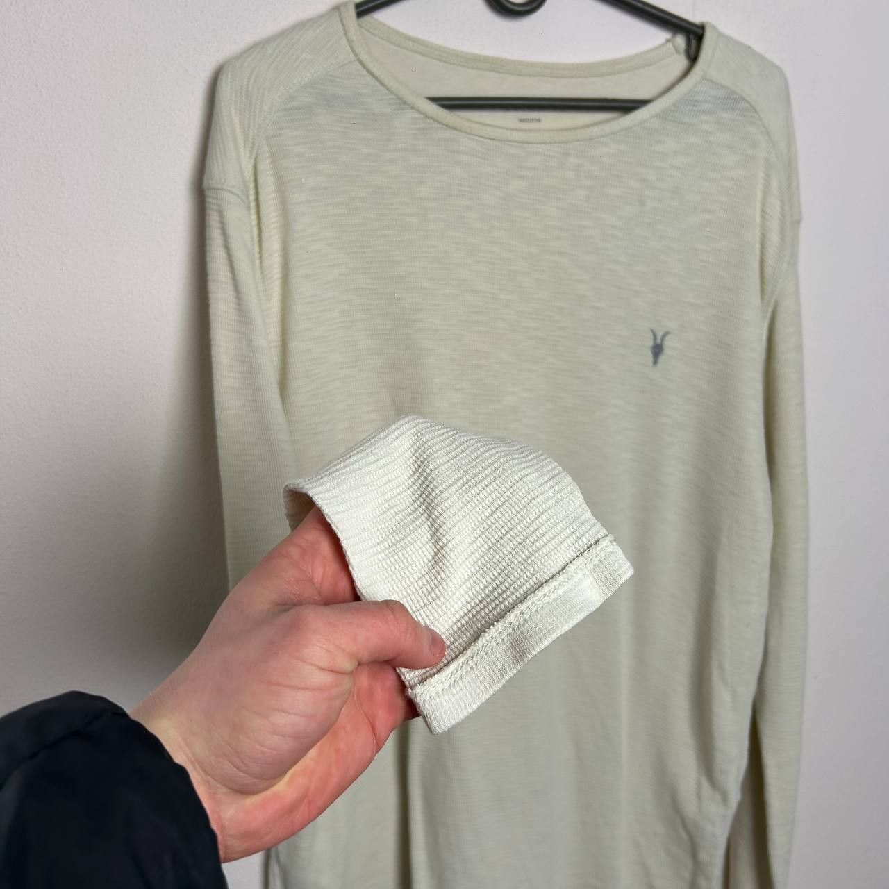 Allsaints Designer Allsaints small logo streetwear basic longsleeve Size US M / EU 48-50 / 2 - 5 Thumbnail