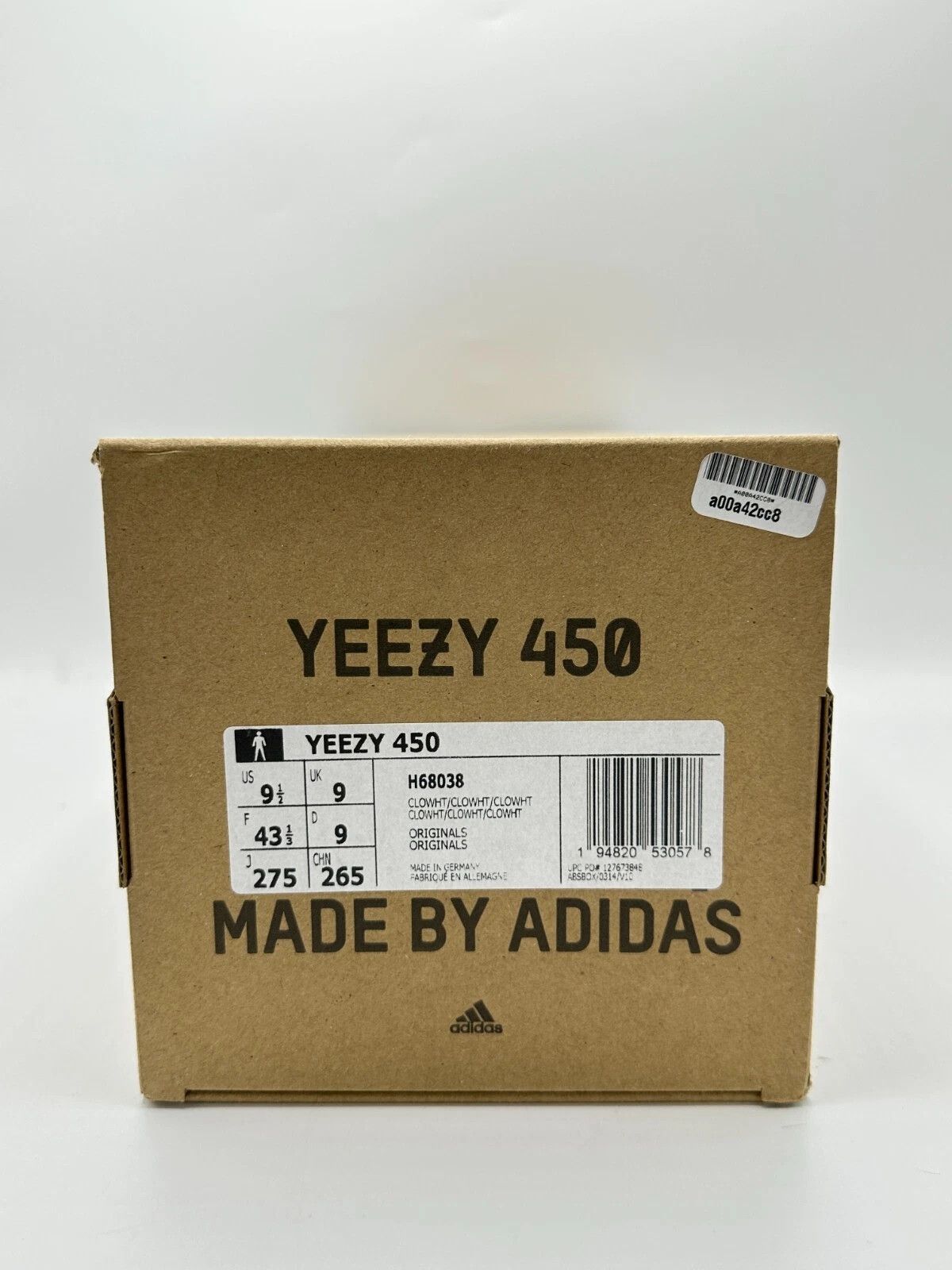Adidas Made in Germany adidas Yeezy 450 Cloud White Size US 9.5 / EU 42-43 - 6 Thumbnail