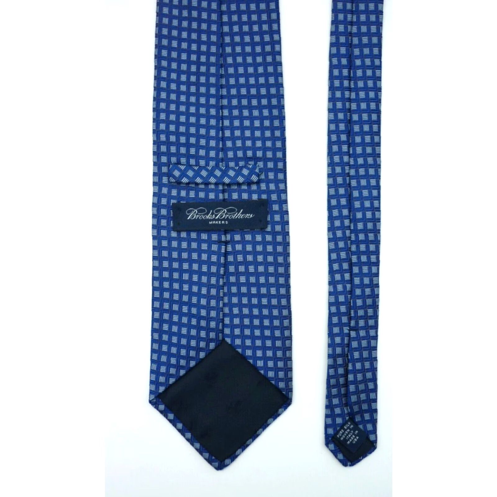 Brooks Brothers Brooks Brothers Makers Silk Tie Men’s Classic Woven in Italy Made in USA Blue Plaid Check 57.5" 3.75" 100% Silk Size ONE SIZE - 6 Thumbnail