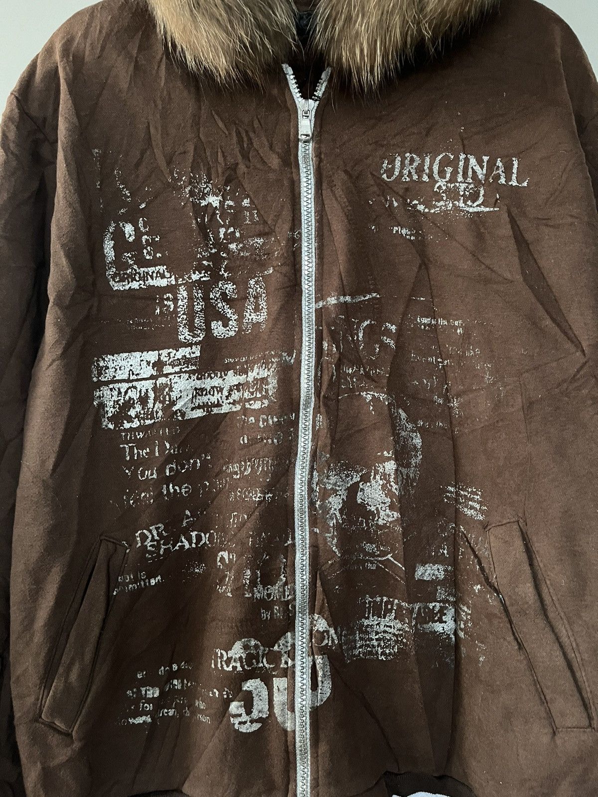 14th Addiction JAPANESE CBK POEM FUR HOODIE SEDITIONARIES GOTHIC PUNK STYLE Size US L / EU 52-54 / 3 - 4 Thumbnail
