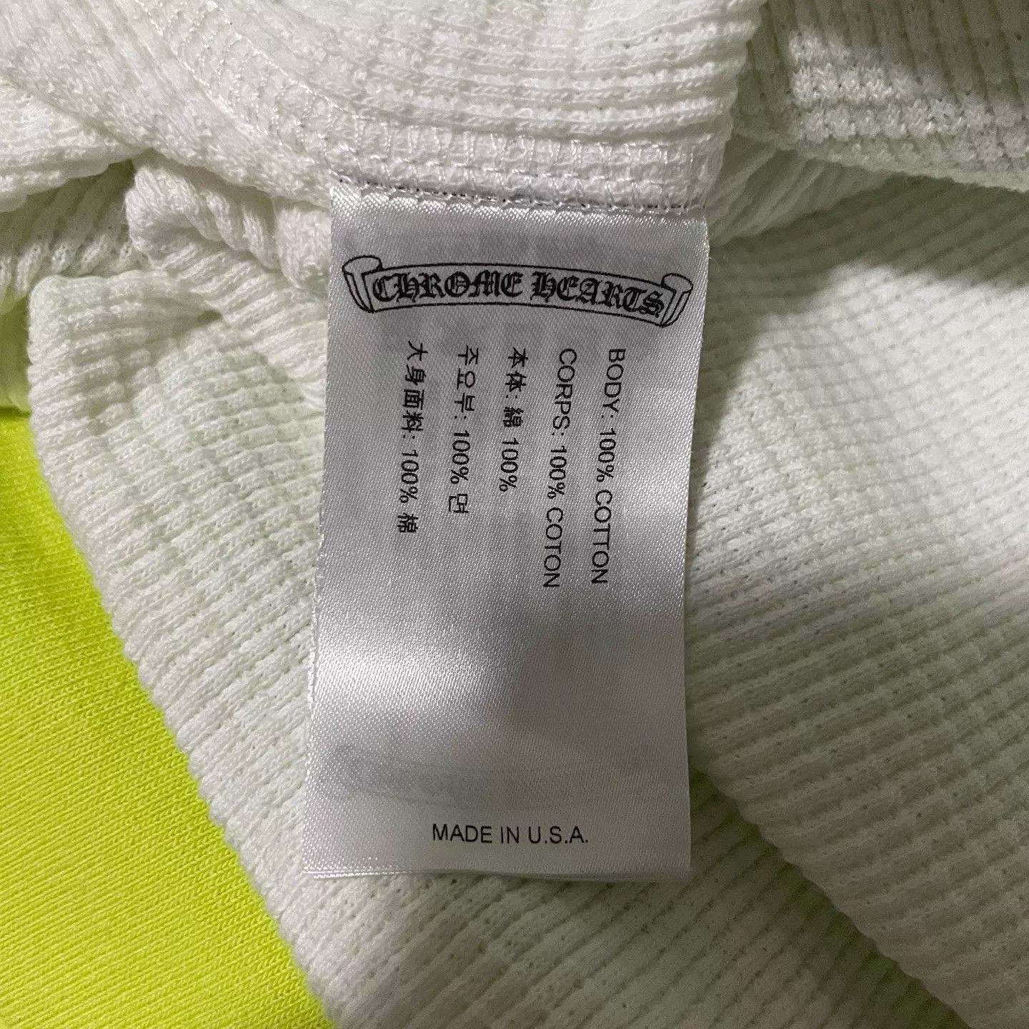 Chrome Hearts Chrome Hearts Mattyboy Graf Avocado Neon Green Zip Hoodie L Size US L / EU 52-54 / 3 - 4 Thumbnail