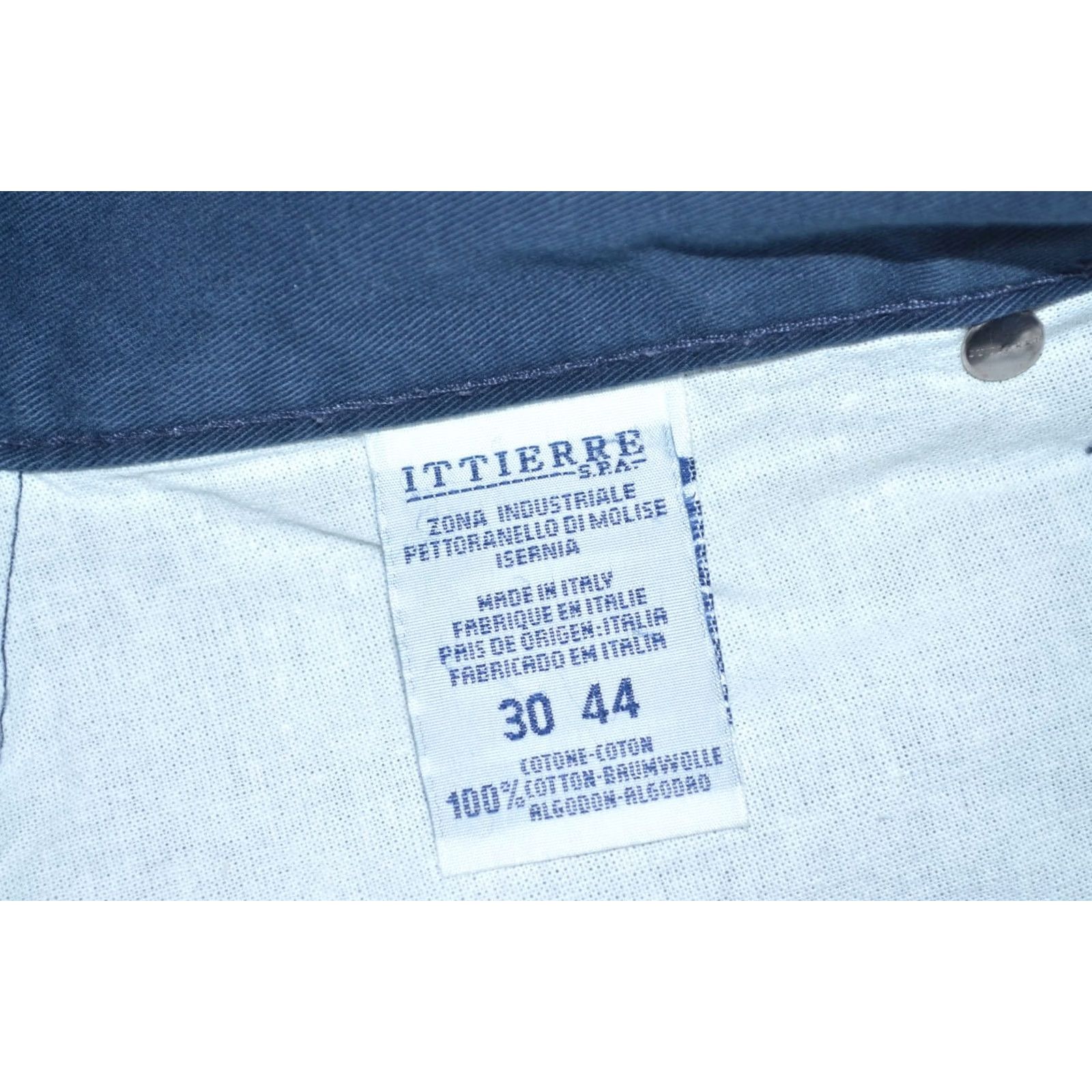 Versace Jeans Couture VINTAGE Versace Jeans Couture Navy Cotton Chino Jeans 30 / IT44 Mens Size US 30 / EU 46 - 8 Thumbnail