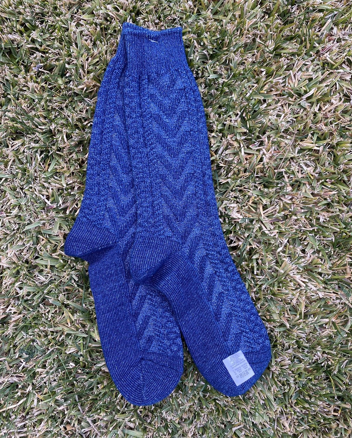 Anonymous Ism × Japanese Brand Cable Knit Socks Size ONE SIZE - 1 Thumbnail