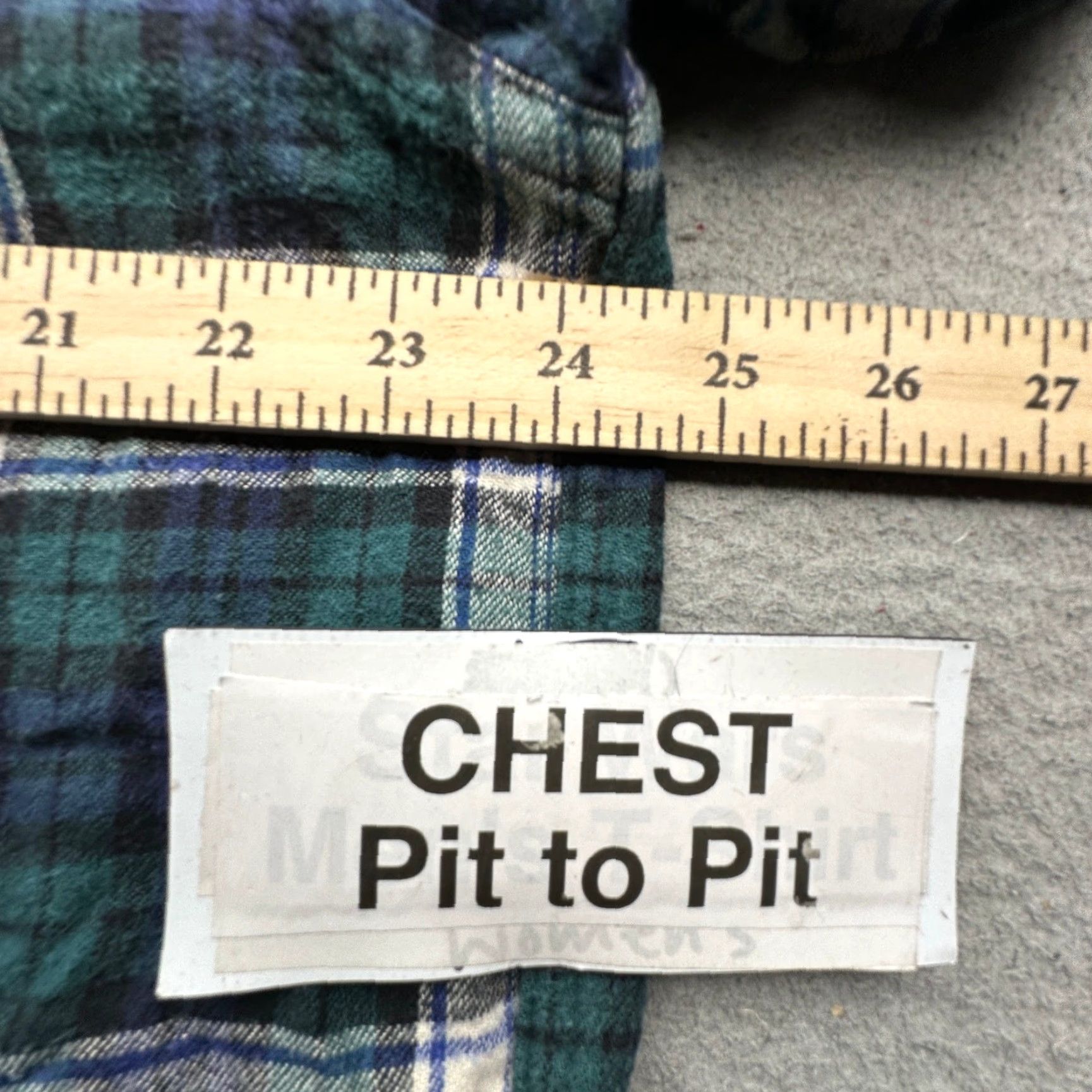 Vintage VINTAGE LL Bean Green Plaid Flannel Button Up Large Long Sleeve Button Down Shirt Mens Size US L / EU 52-54 / 3 - 4 Thumbnail