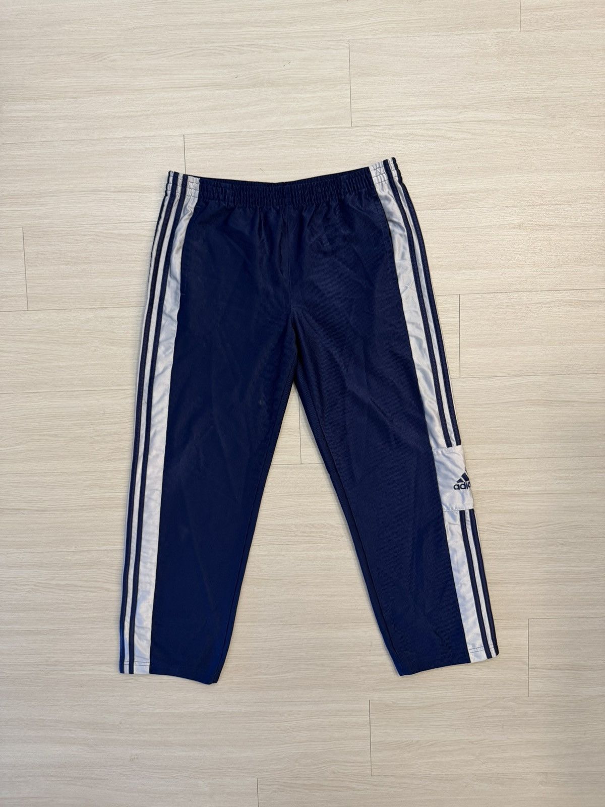 Adidas Vintage Adidas Tearaway Striped Track Pants Size US 30 / EU 46 - 1 Thumbnail