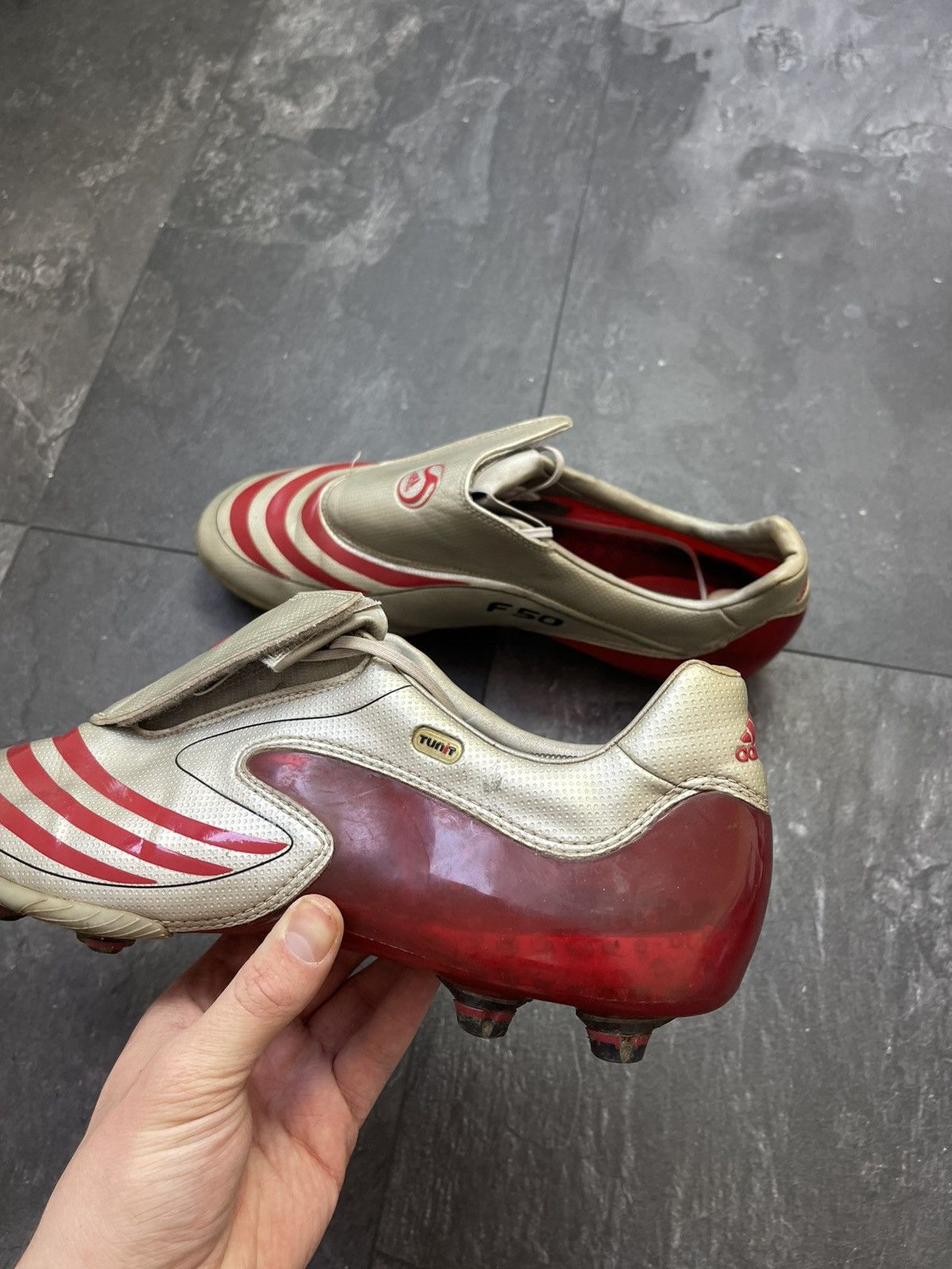 Adidas × Vintage Adidas f50 tunin football soccer football boots Size US 13 / EU 46 - 8 Thumbnail