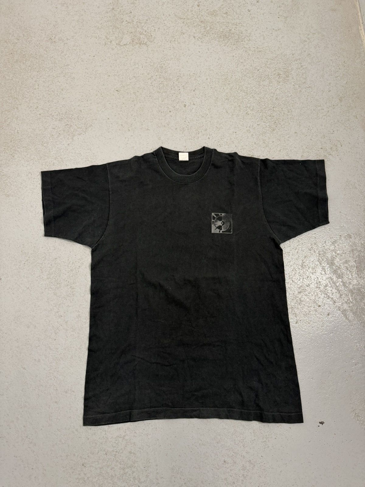 Band Tees Vintage 90s Bassline Records Promo Single Stitch T-Shirt Size US XL / EU 56 / 4 - 9 Thumbnail