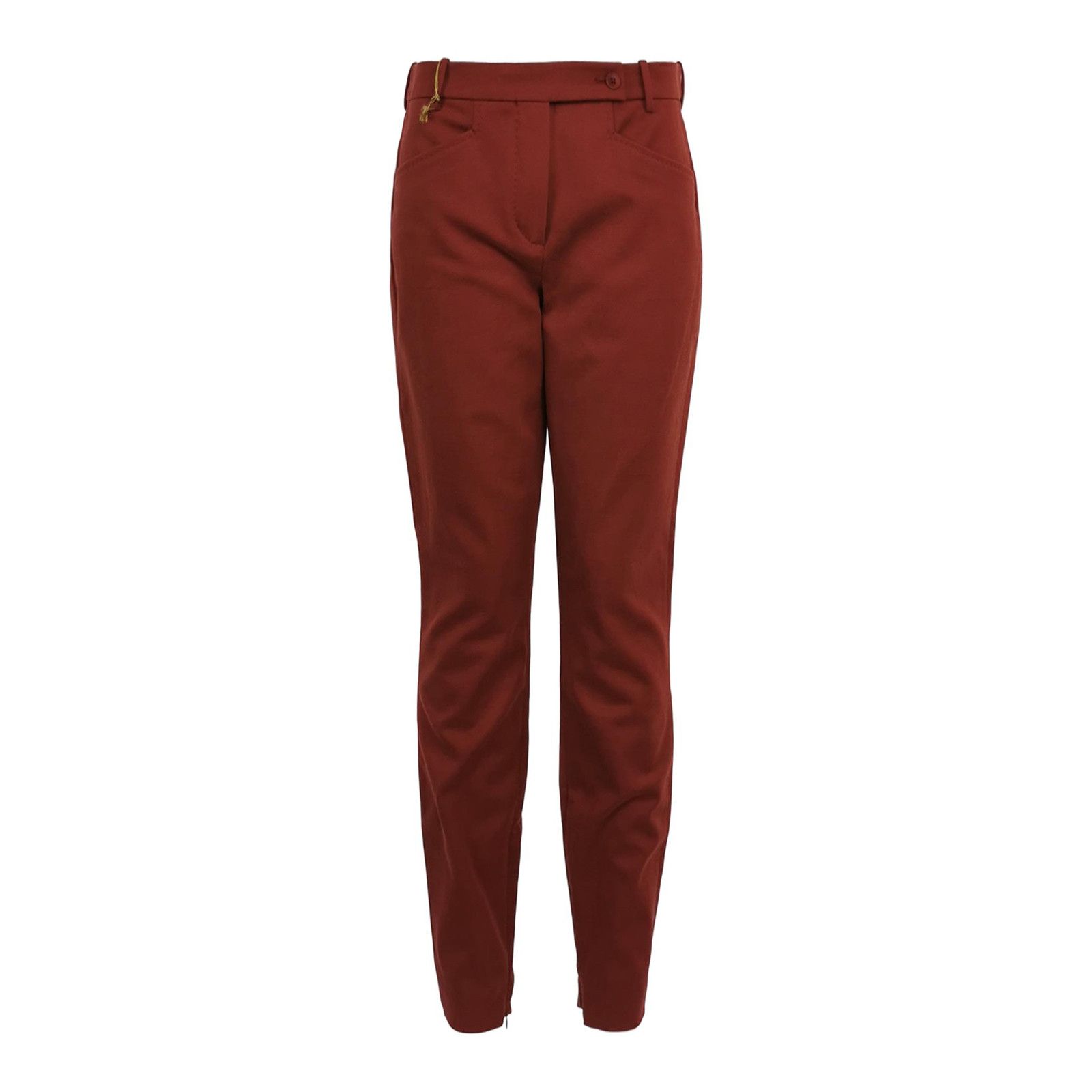 Loro Piana Loro Piana Solid Cotton Blend Pants Size IT 42 Size 28" / US 6 / IT 42 - 1 Thumbnail