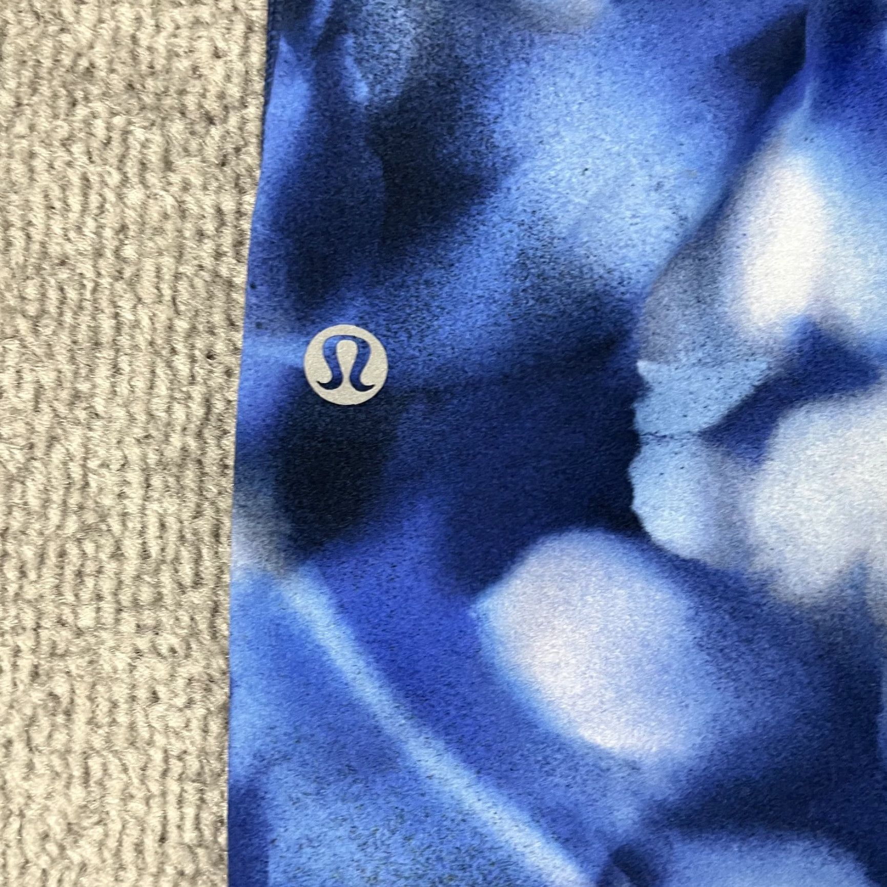Lululemon LULULEMON Speed Up Tight Leggings Womens Size 6 x 28" Blush Blossom Blue White Gym Yoga Size 28" / US 6 / IT 42 - 2 Thumbnail