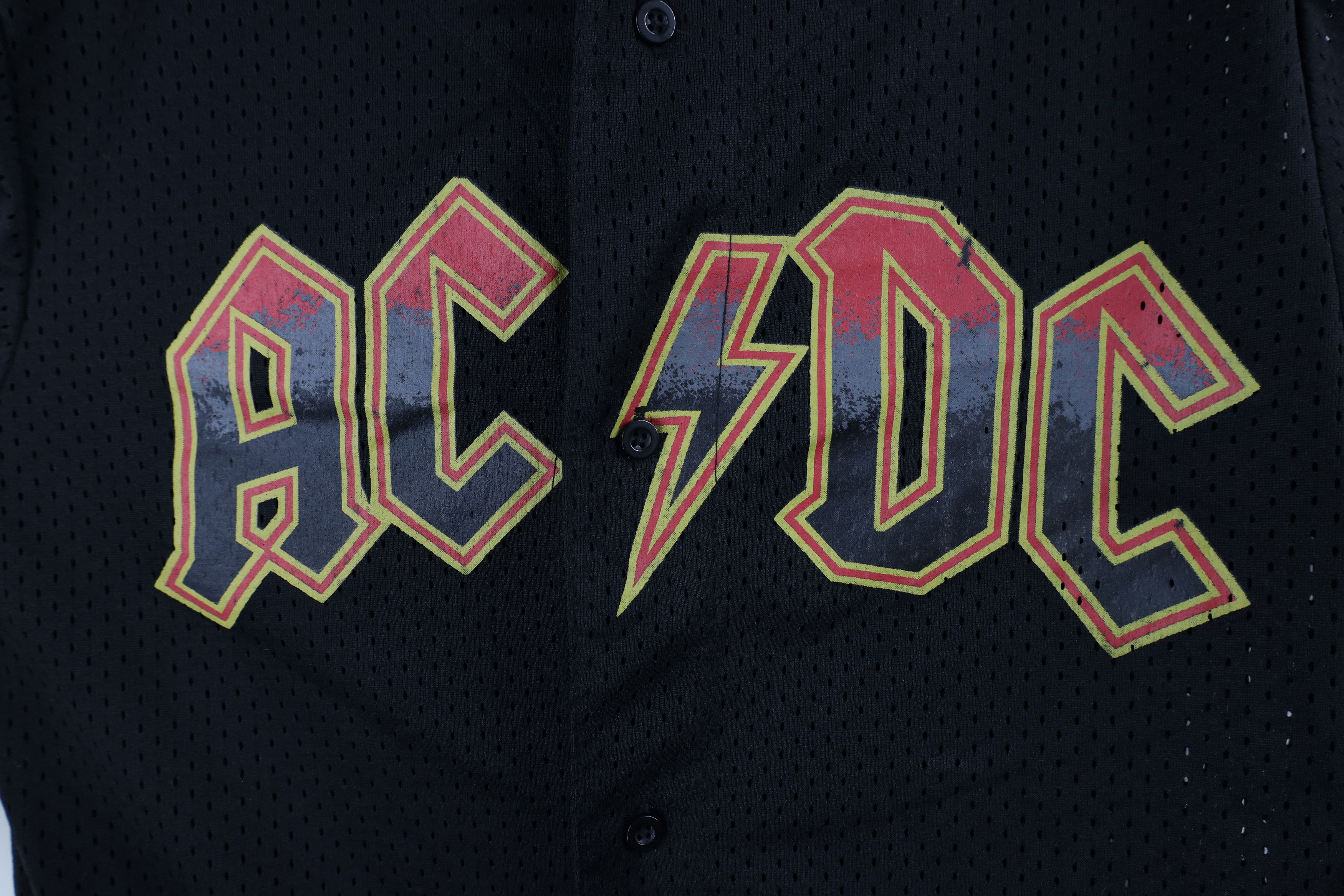 Vintage Retro In Black Hells Bells Tour ACDC Band Baseball Jersey Size US S / EU 44-46 / 1 - 4 Thumbnail