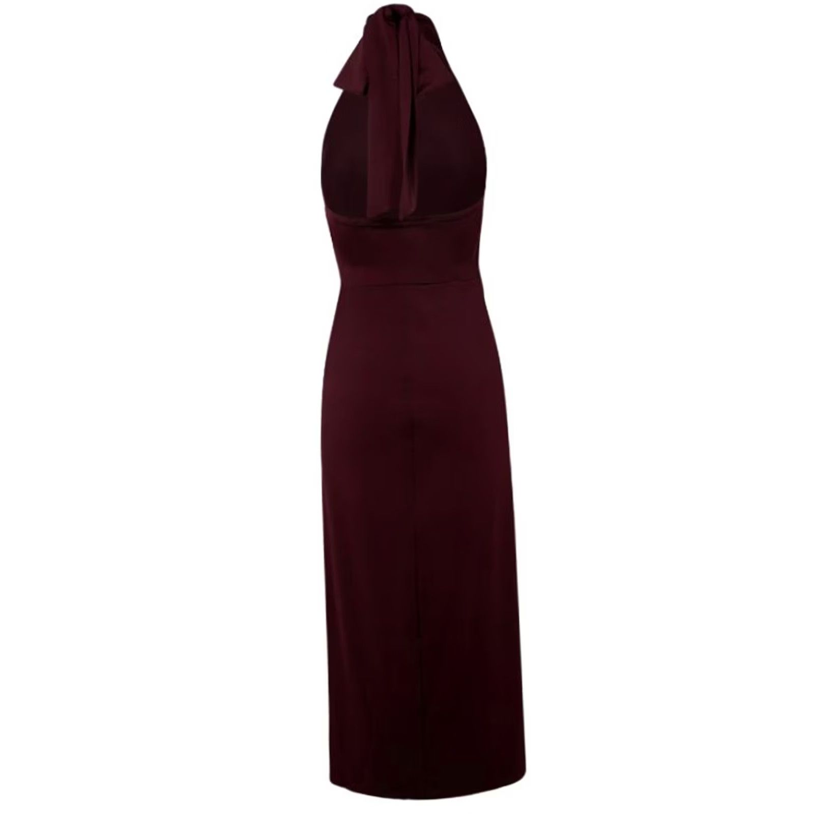 Ted Baker Ted Baker Womens Dress Halter Neck Knee Length Red 6 UK Betyel Dress Front Slit Size M / US 6-8 / IT 42-44 - 5 Thumbnail