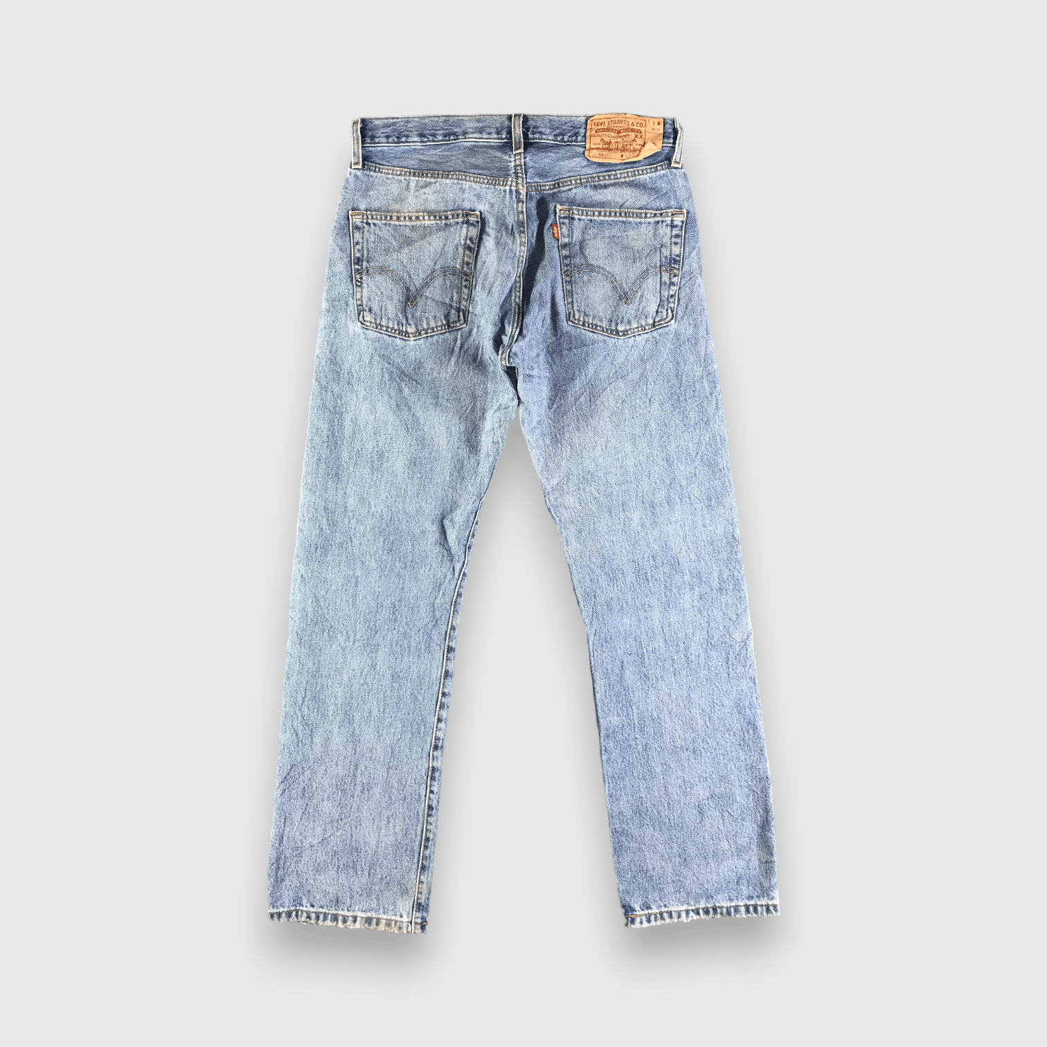 Levi's Vintage Blue Wash Levis 501 Jeans-J3608 Size US 33 - 2 Thumbnail
