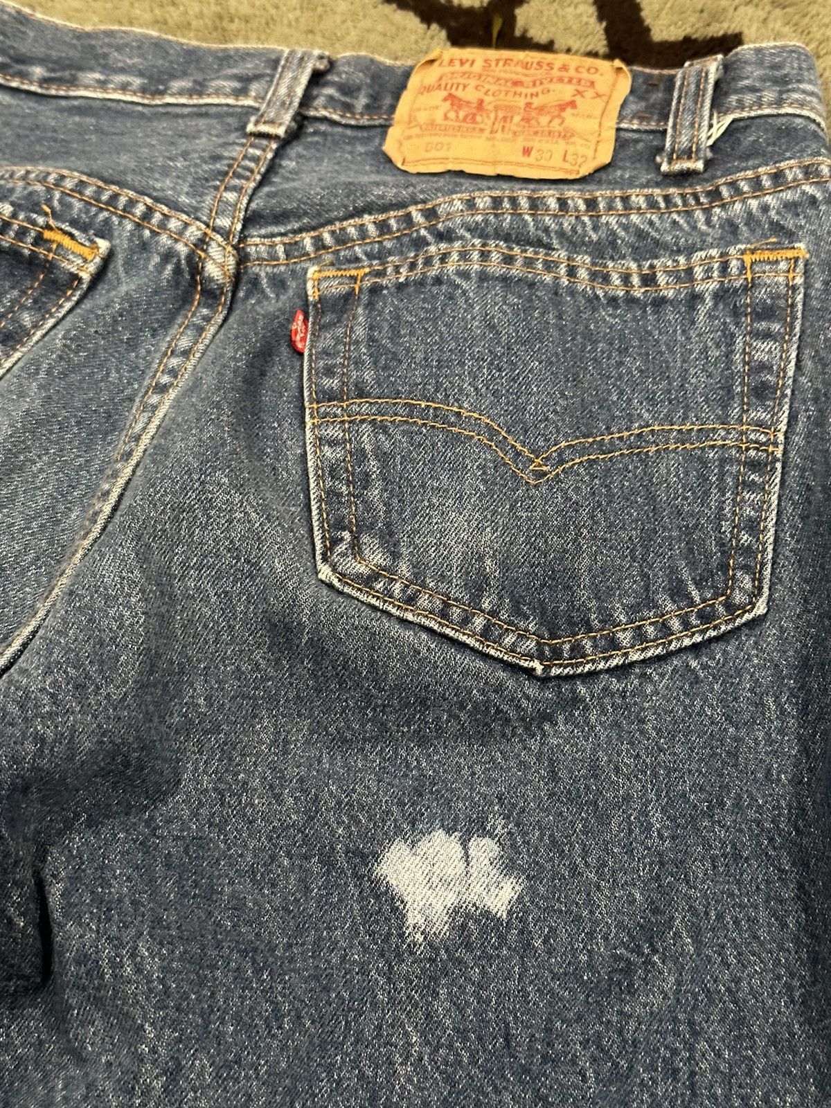 Levi's × Vintage 90’s Dark Blue Levi’s Size US 28 / EU 44 - 6 Thumbnail