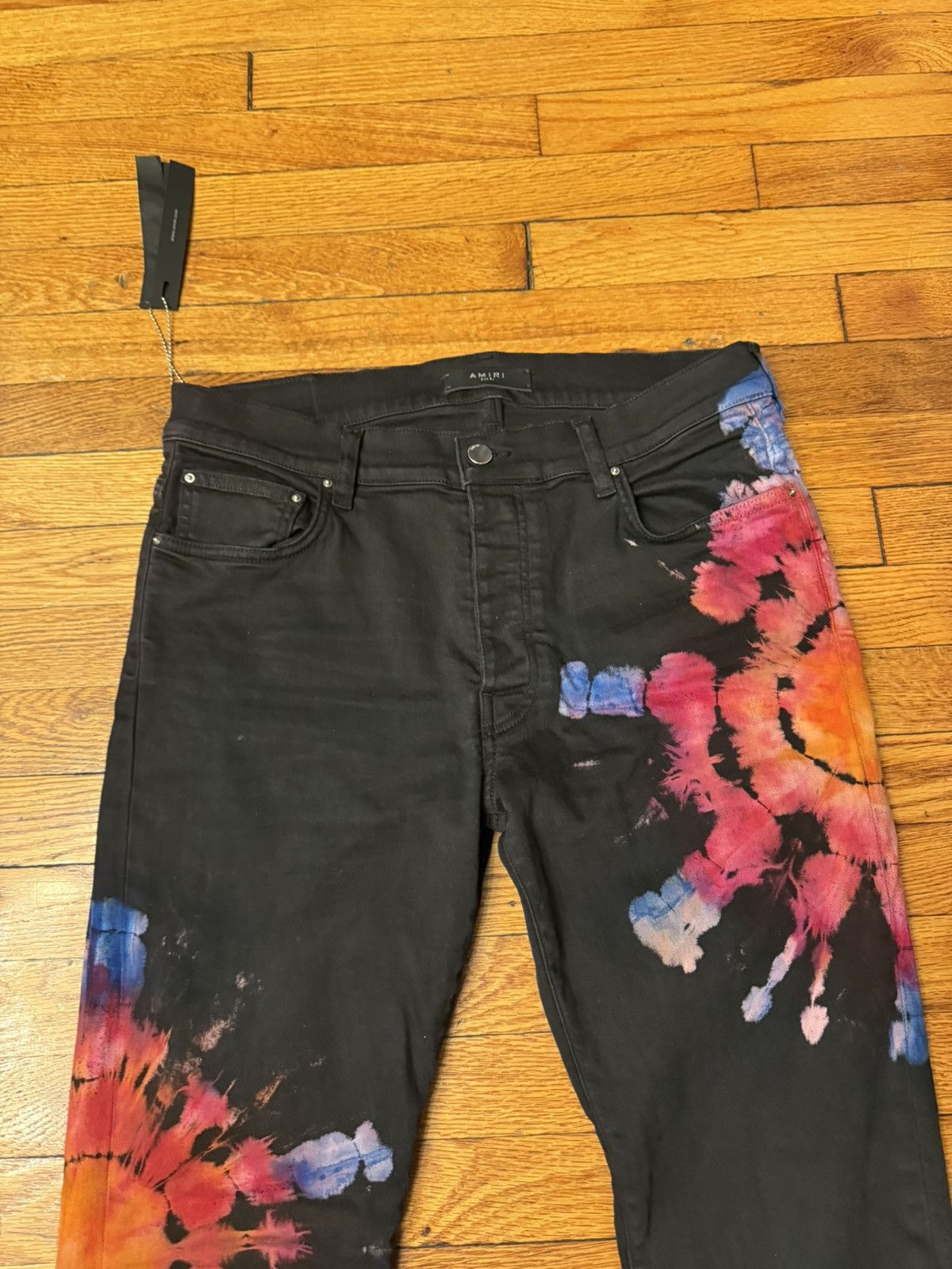 Amiri Amiri Tie Die Paint Jeans Mx1 Size 34 Size US 34 / EU 50 - 2 Thumbnail