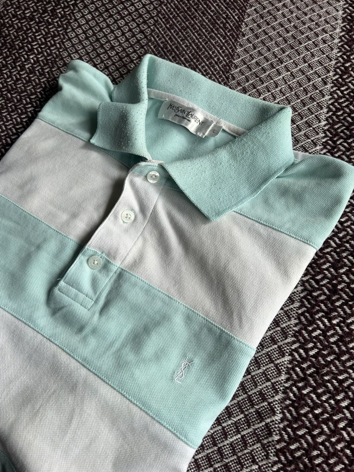Vintage Vintage Polos T-shirt Yves Saint Laurent Luxury Item Size L Size US L / EU 52-54 / 3 - 16 Thumbnail