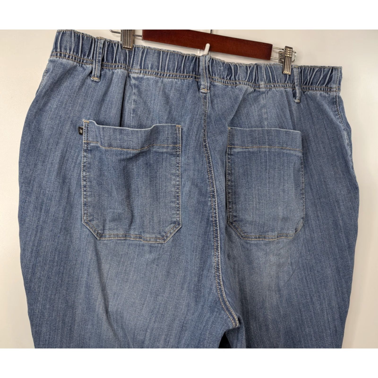 Vintage Judy Blue Pants 22W Blue Clearwater Denim Joggers Elastic Drawstring High Rise Size 40" / US 18 - 5 Thumbnail