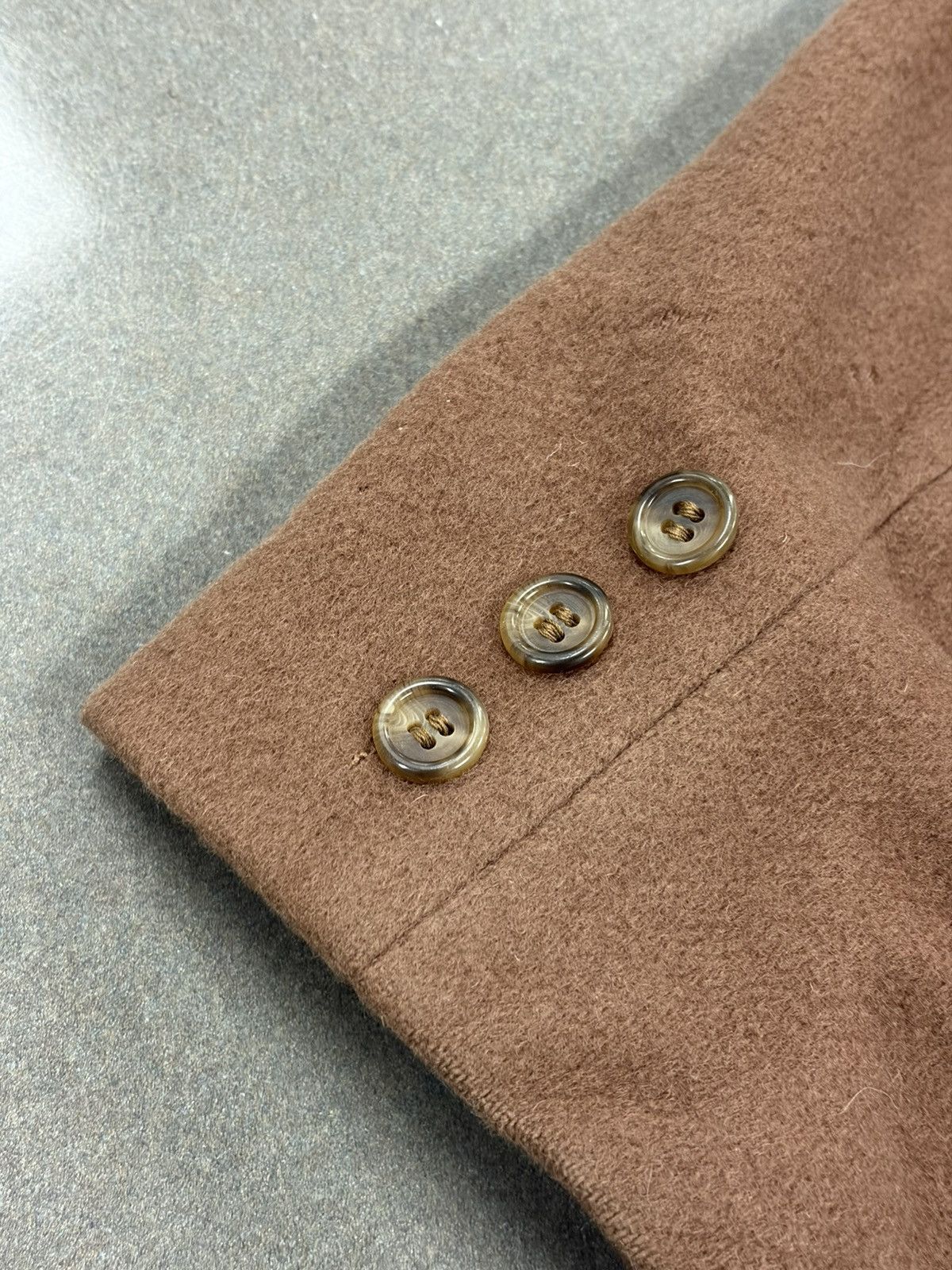 Harris Tweed Vintage BW Harris Coat Wool Long Overcoat Made USA 60s Size US M / EU 48-50 / 2 - 14 Thumbnail