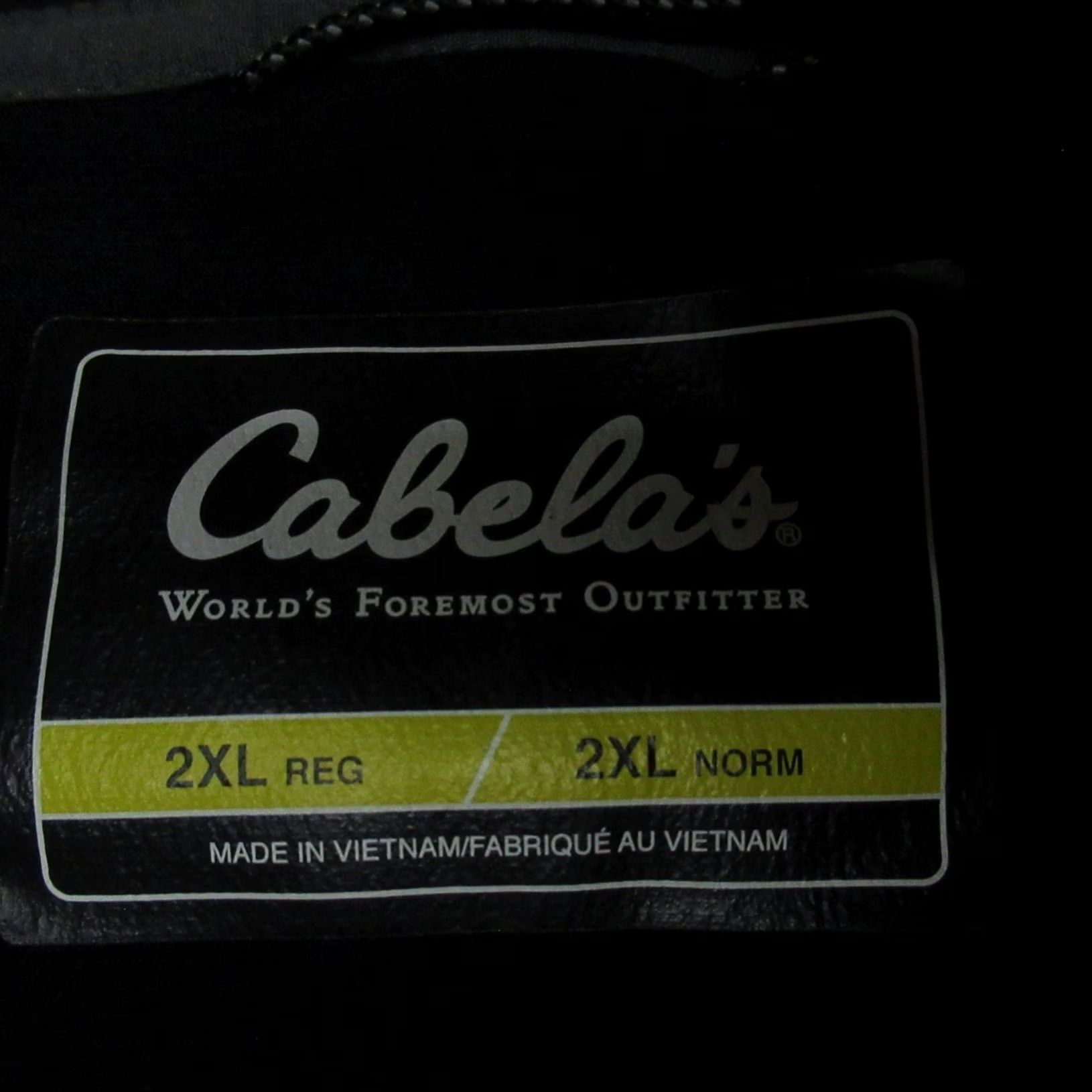 Vintage Cabela's Jacket Men 2XL Black Full Zip Fleece Lined Softshell Windbreaker Hiking Outdoor Jacket Men Regular Size US XXL / EU 58 / 5 - 5 Thumbnail