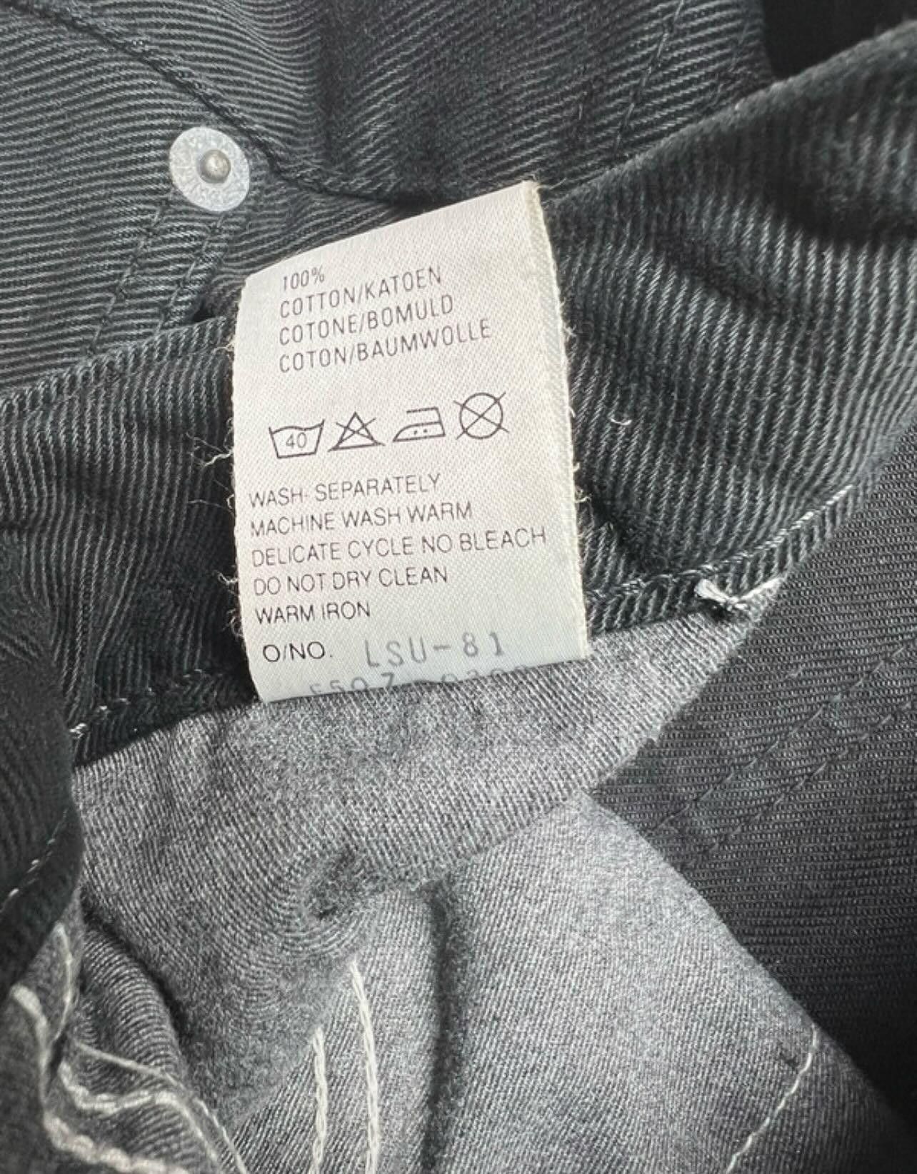 Edwin Edwin Black denim pants Y2k Size US 33 - 5 Thumbnail
