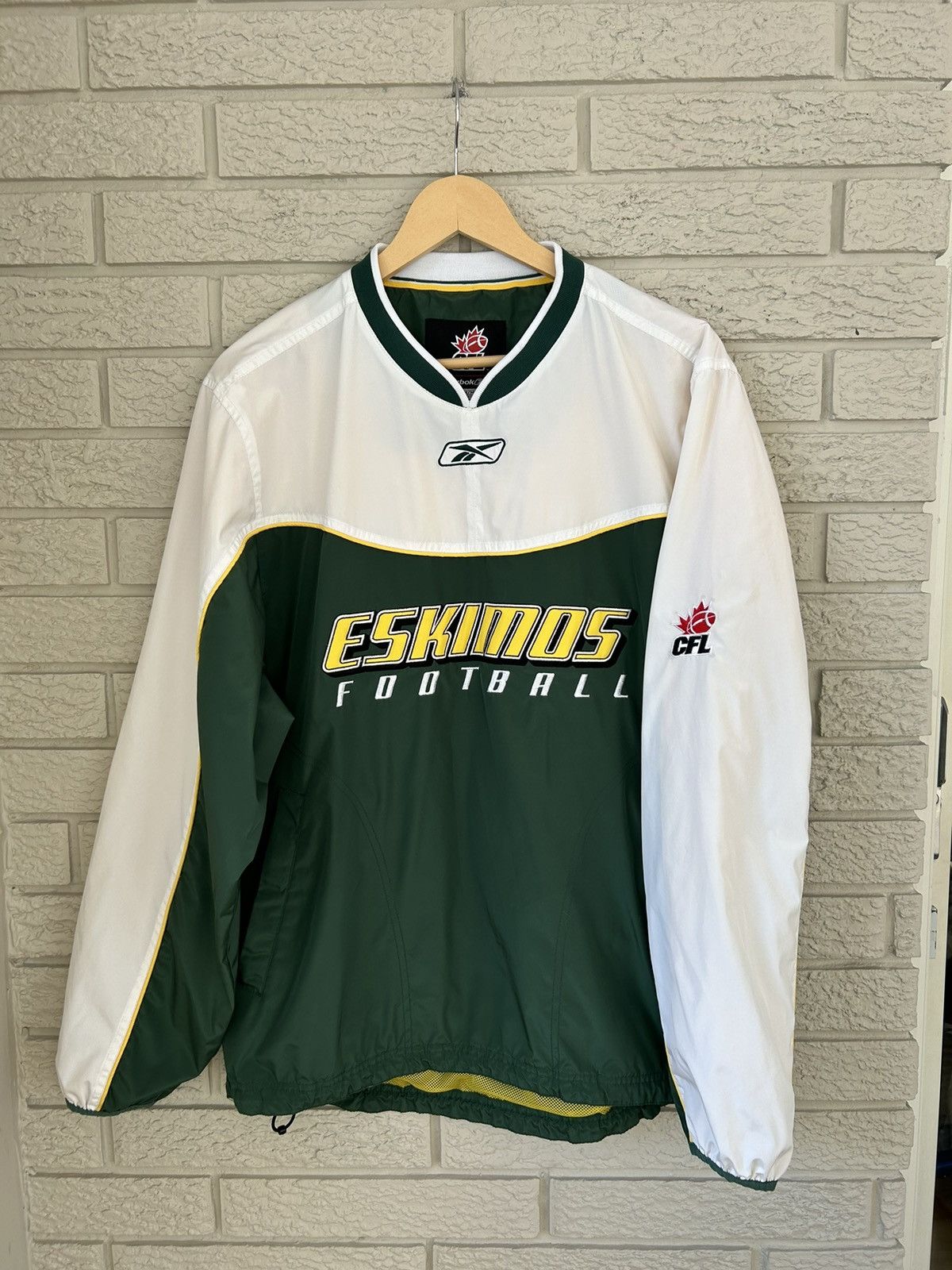 NFL × Reebok × Vintage Vintage Reebok CFL Edmonton Eskimos Football Jacket Size US M / EU 48-50 / 2 - 1 Thumbnail