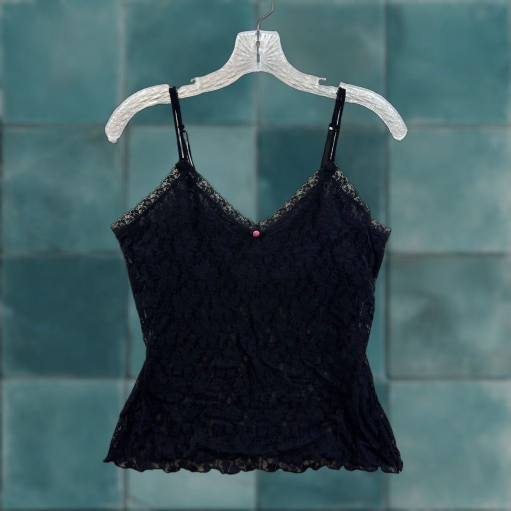Vintage VINTAGECoquette Edwardian Black Lace Camisole Tank Top M Edwardian Men? Size M / US 6-8 / IT 42-44 - 1 Thumbnail