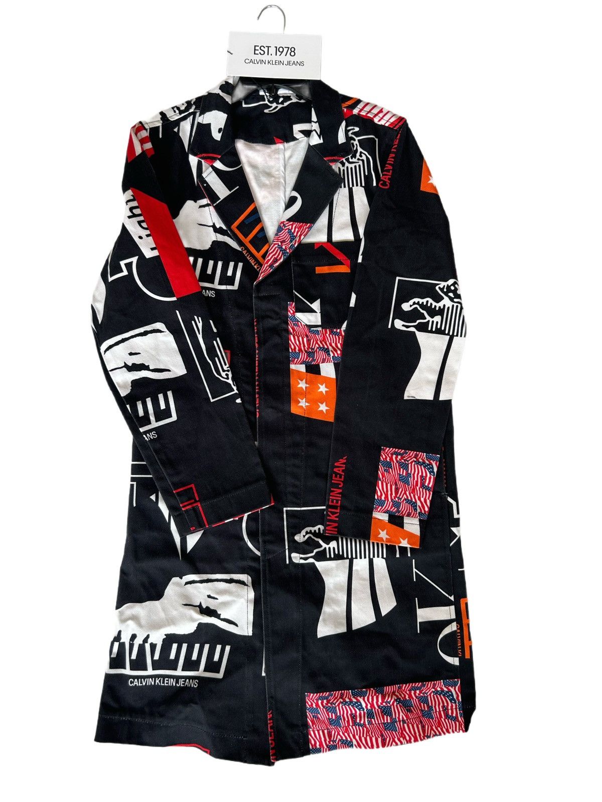 Calvin Klein 205W39NYC × Raf Simons Calvin Klein Est 1978 by RAF Simons Denim Trench Coat Size US XL / EU 56 / 4 - 2 Thumbnail