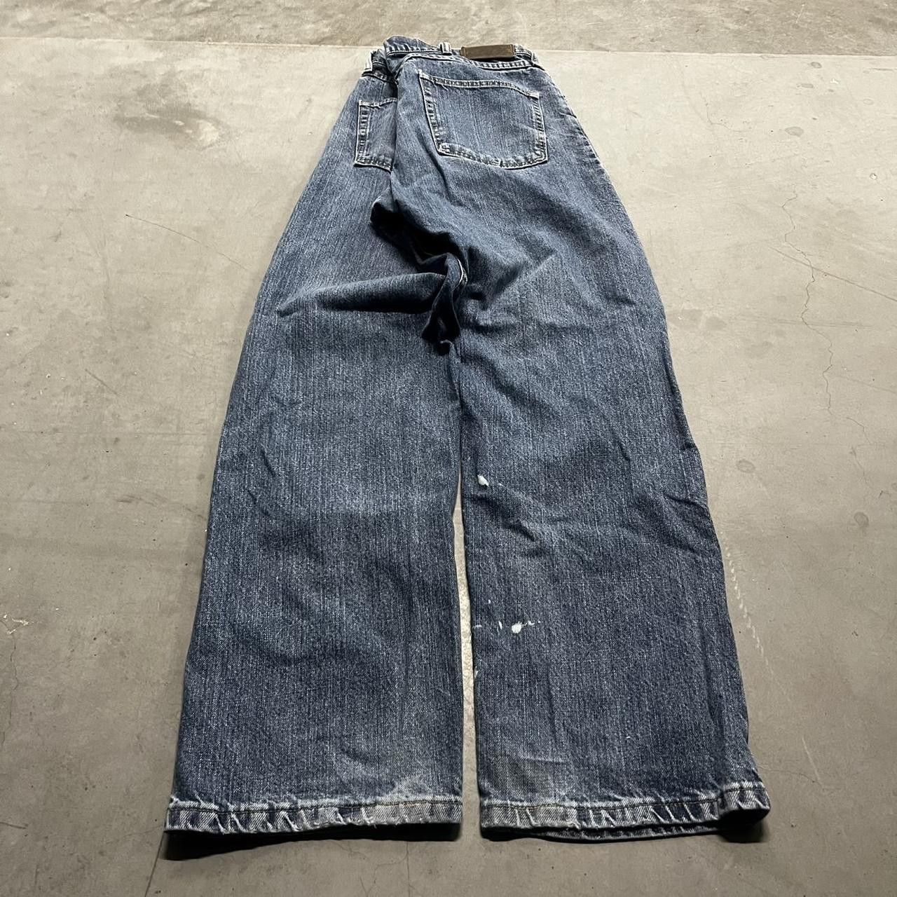 Japanese Brand × Vintage Vintage Y2K Grunge Paint Splatter Medium Wash Denim Jeans! Size US 35 - 6 Thumbnail