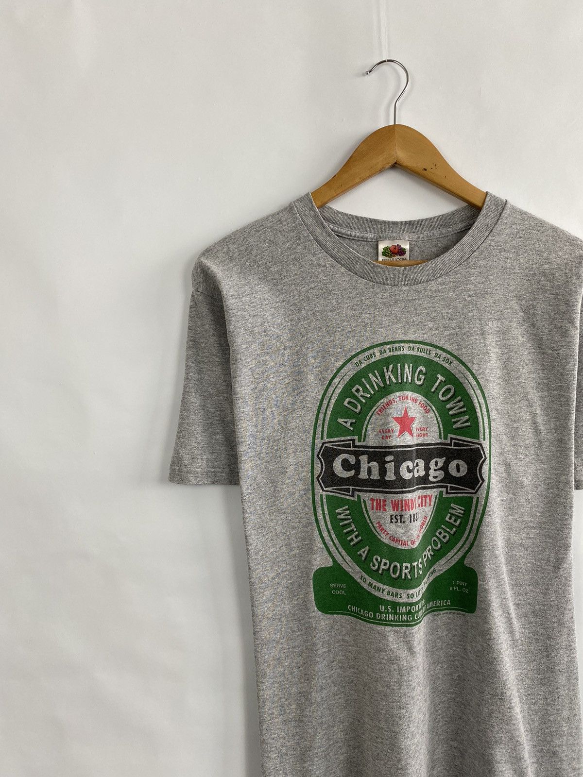 Heineken 🇺🇸 Vintage 2006 Heineken Beer Chicago t-shirt Y2K retro cw21 Size US L / EU 52-54 / 3 - 1 Thumbnail