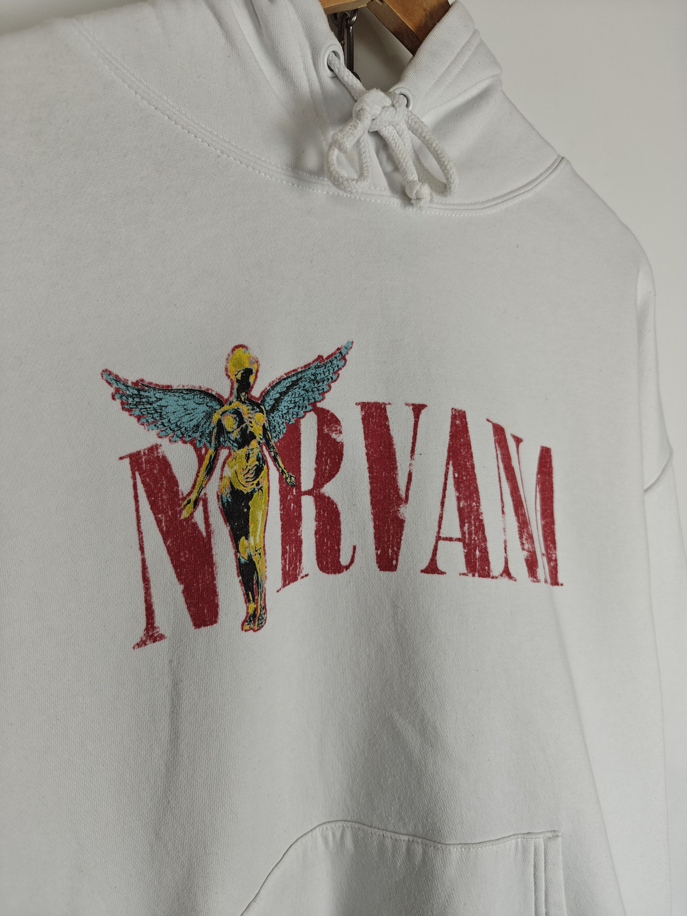 Nirvana Nirvana Hoddie Big Print Pullover White size S Size US S / EU 44-46 / 1 - 5 Thumbnail