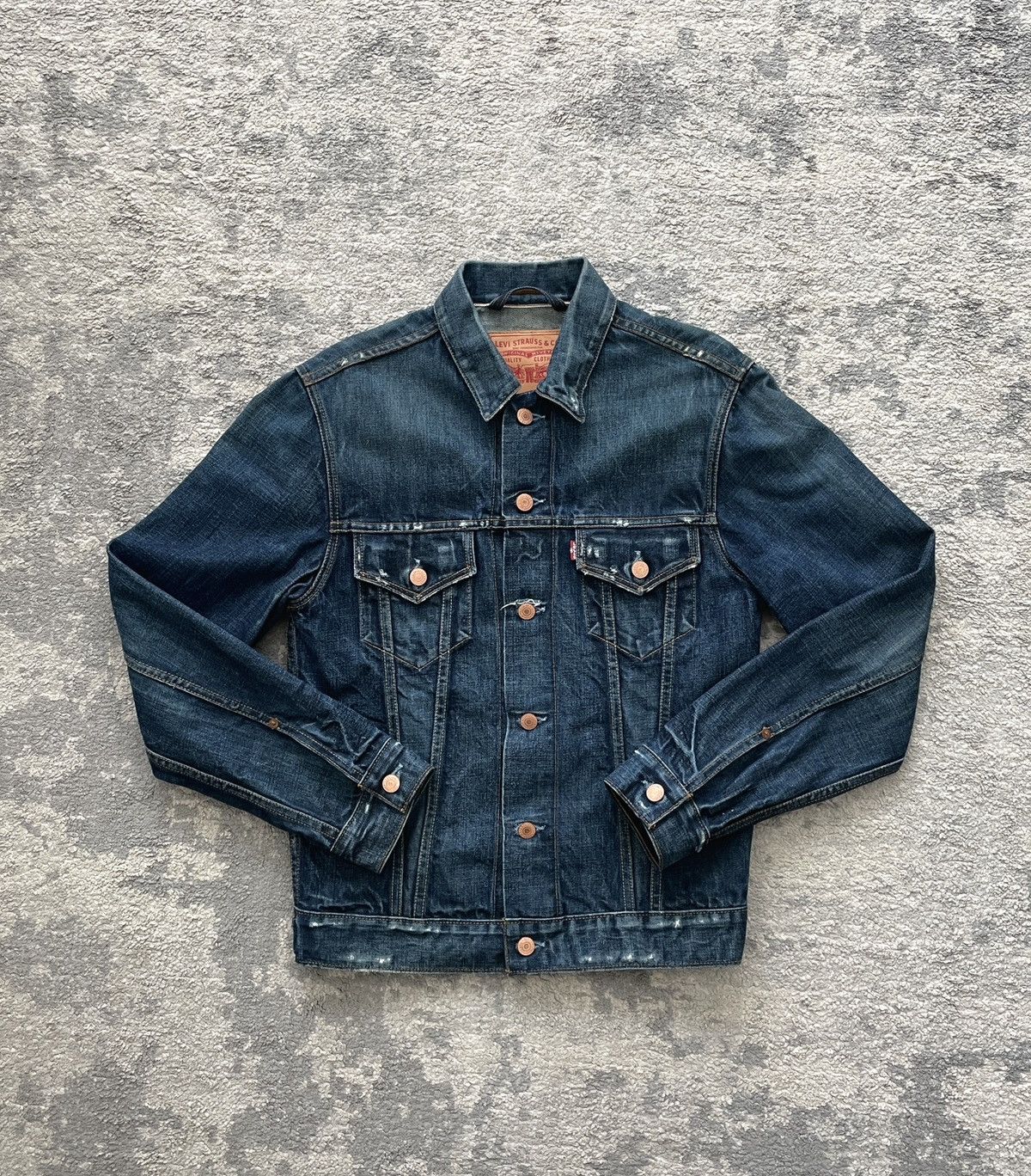 Levi's Levi’s SELVEDGE Denim Trucker Jacket Made in USA Size US S / EU 44-46 / 1 - 1 Thumbnail