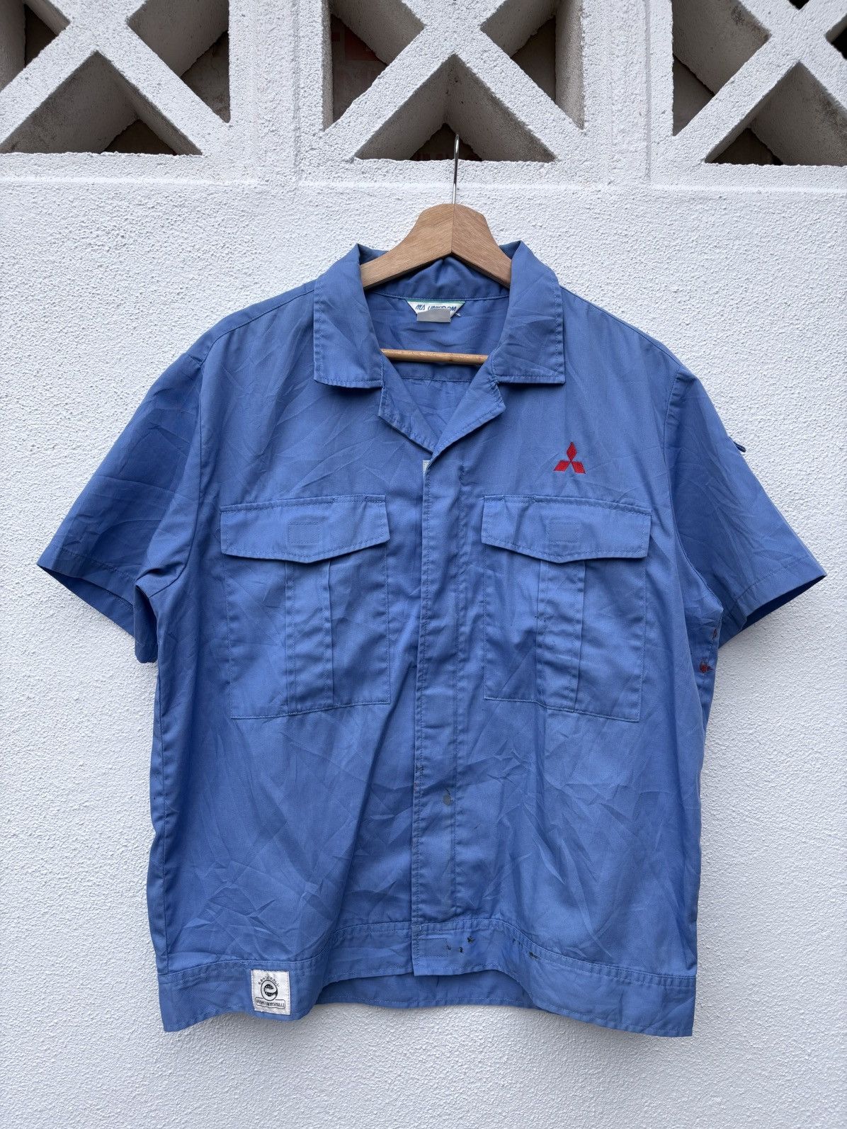 Japanese Brand Vintage Mitsubishi Workwear inspired by Issey Skyline Size US M / EU 48-50 / 2 - 1 Thumbnail