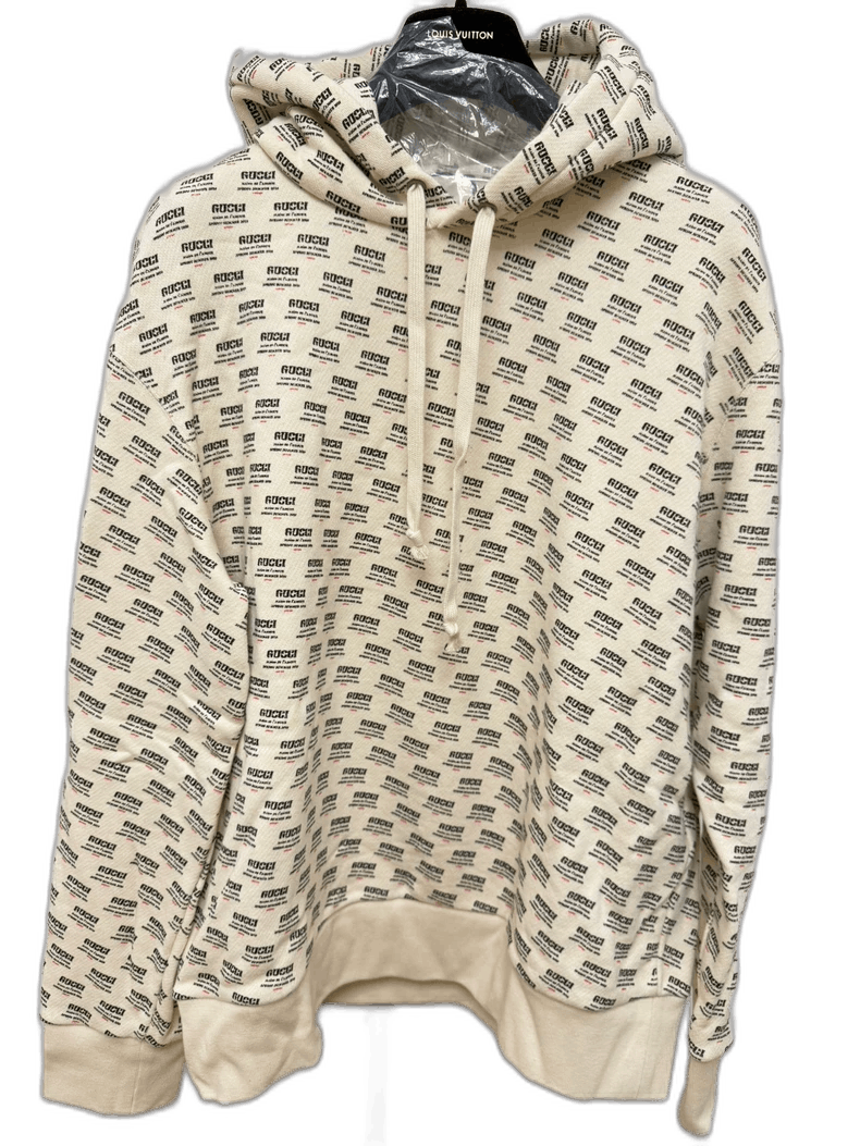 Gucci Gucci Logo Printed Hoodie in Excellent Condition Size US L / EU 52-54 / 3 - 1 Thumbnail