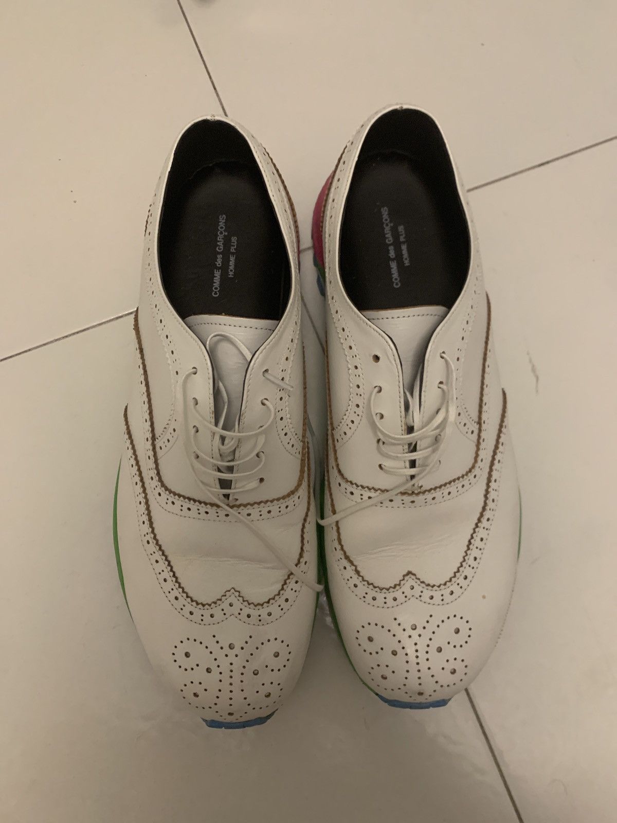 Comme des Garcons Homme Plus Derby white shoes Size US 11 / EU 44 - 1 Thumbnail