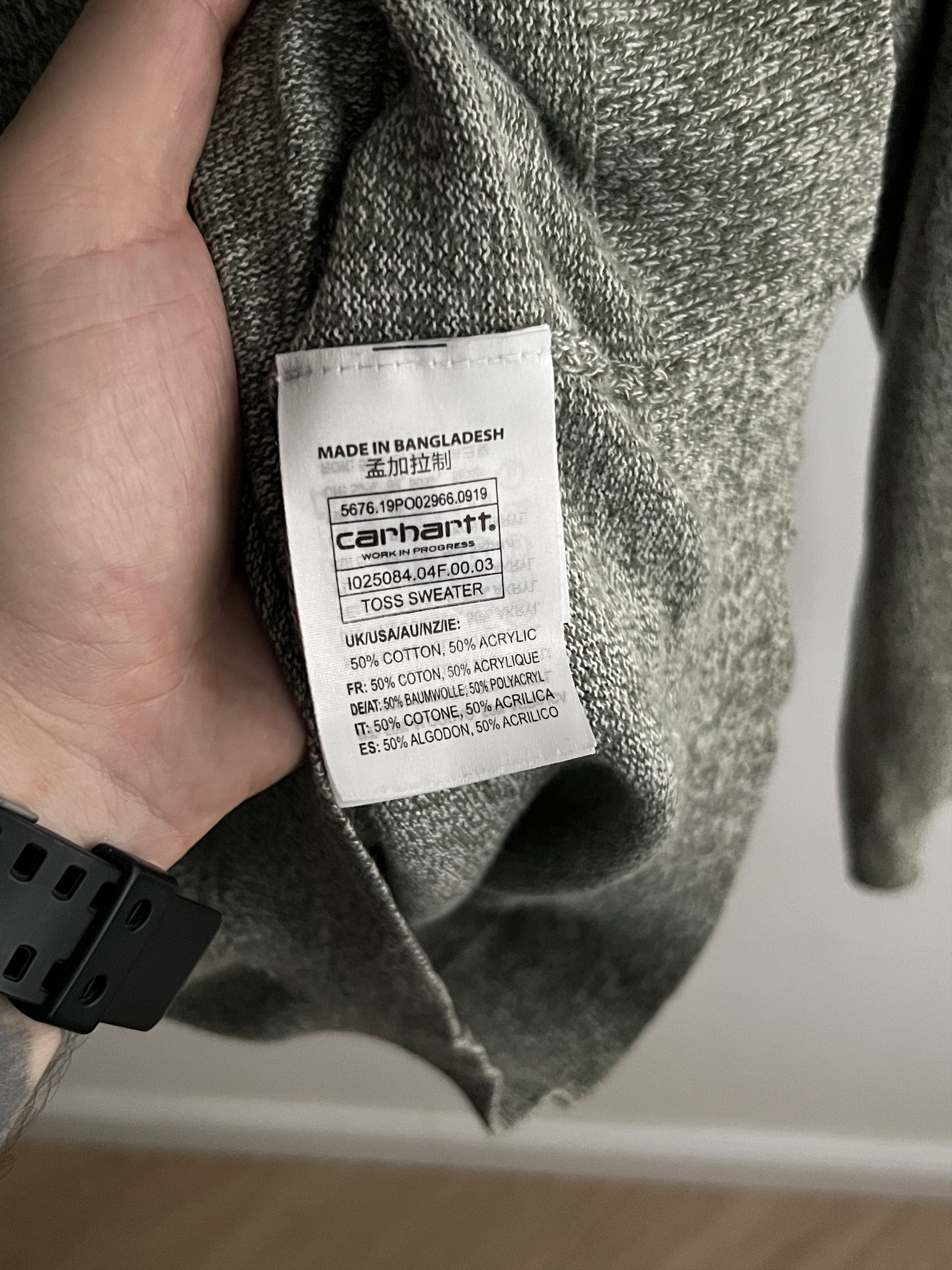 Carhartt × Carhartt Wip Knitwear Carhartt Fisher Sweater Size S Size US S / EU 44-46 / 1 - 6 Thumbnail