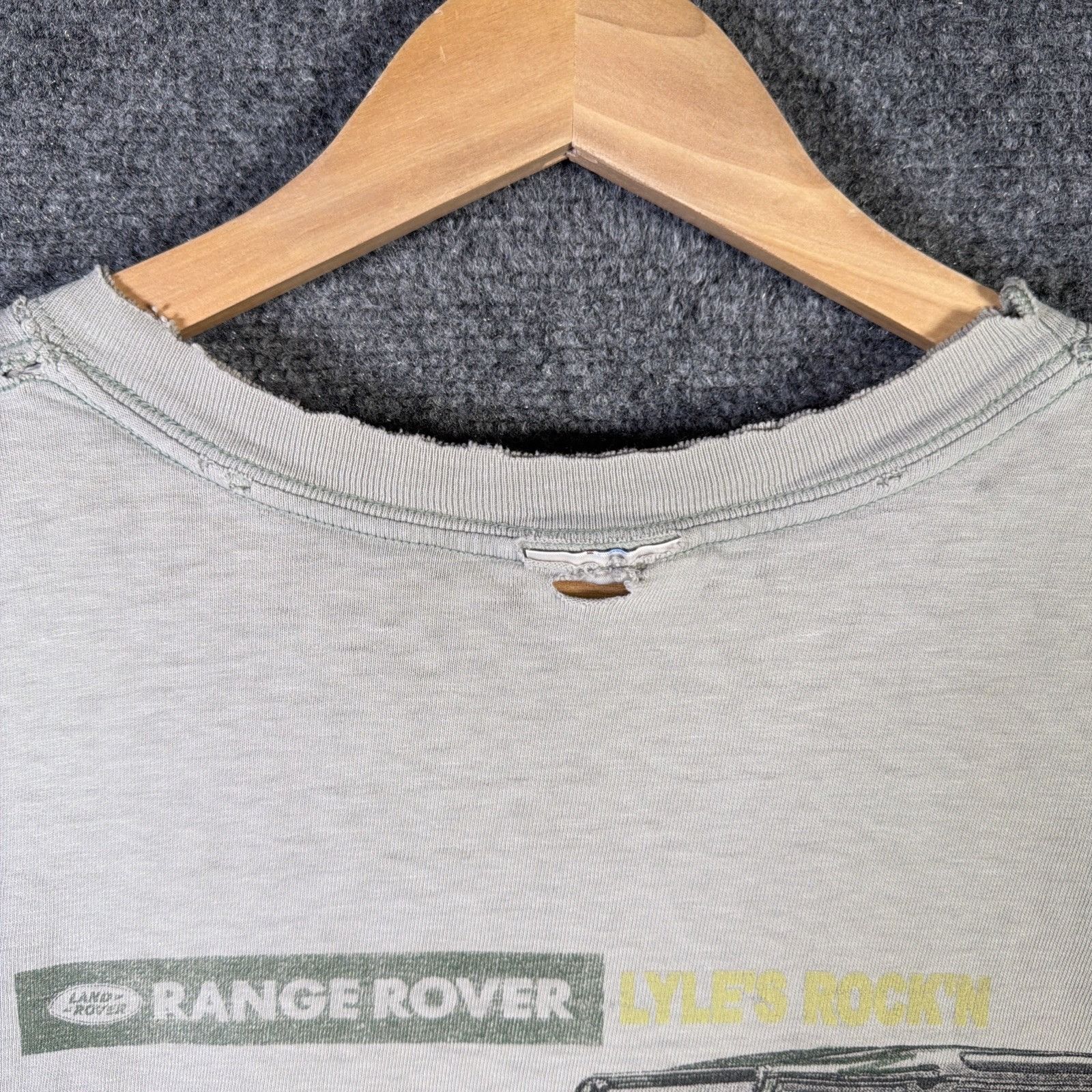 Vintage Vintage Land Rover Shirt Mens Large Green 90s Safari Range Size US L / EU 52-54 / 3 - 3 Thumbnail