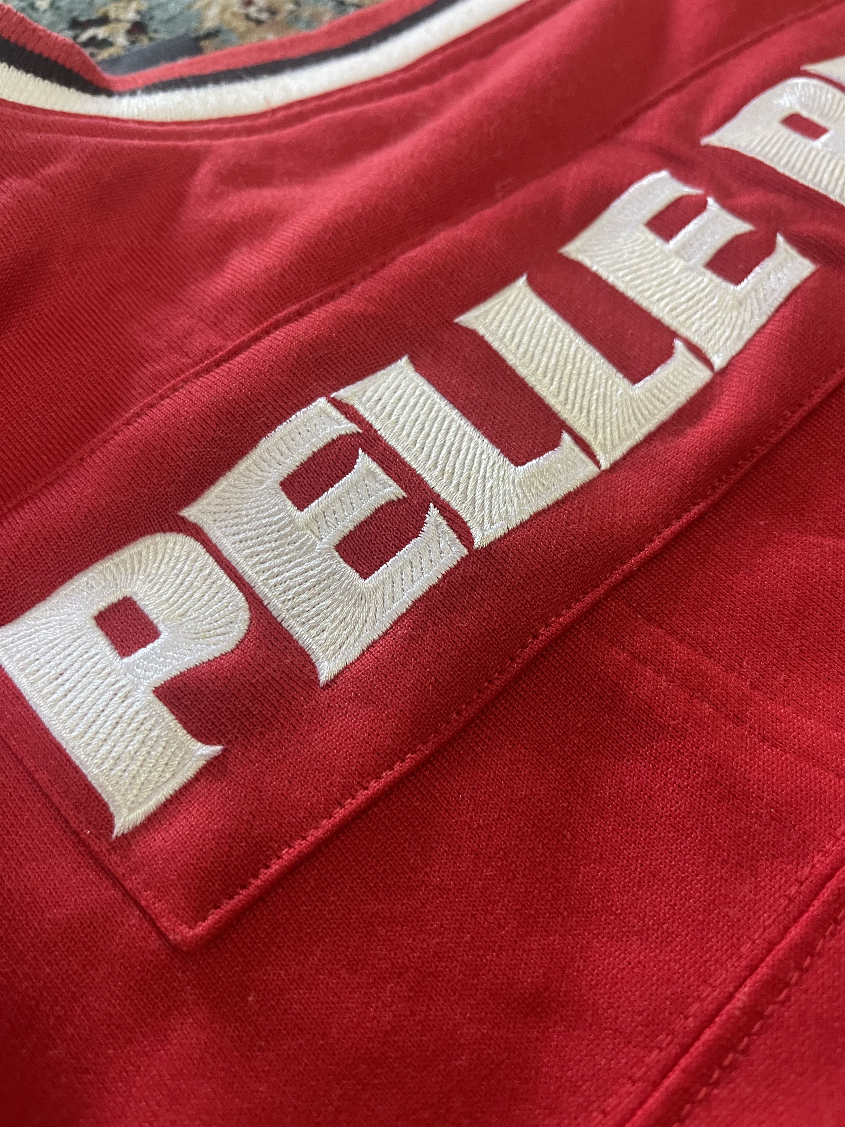 Pelle Pelle Pelle Pelle Hockey Jersey XXL Red Long Sleeve Hip Hop Y2K Size US XXL / EU 58 / 5 - 15 Thumbnail